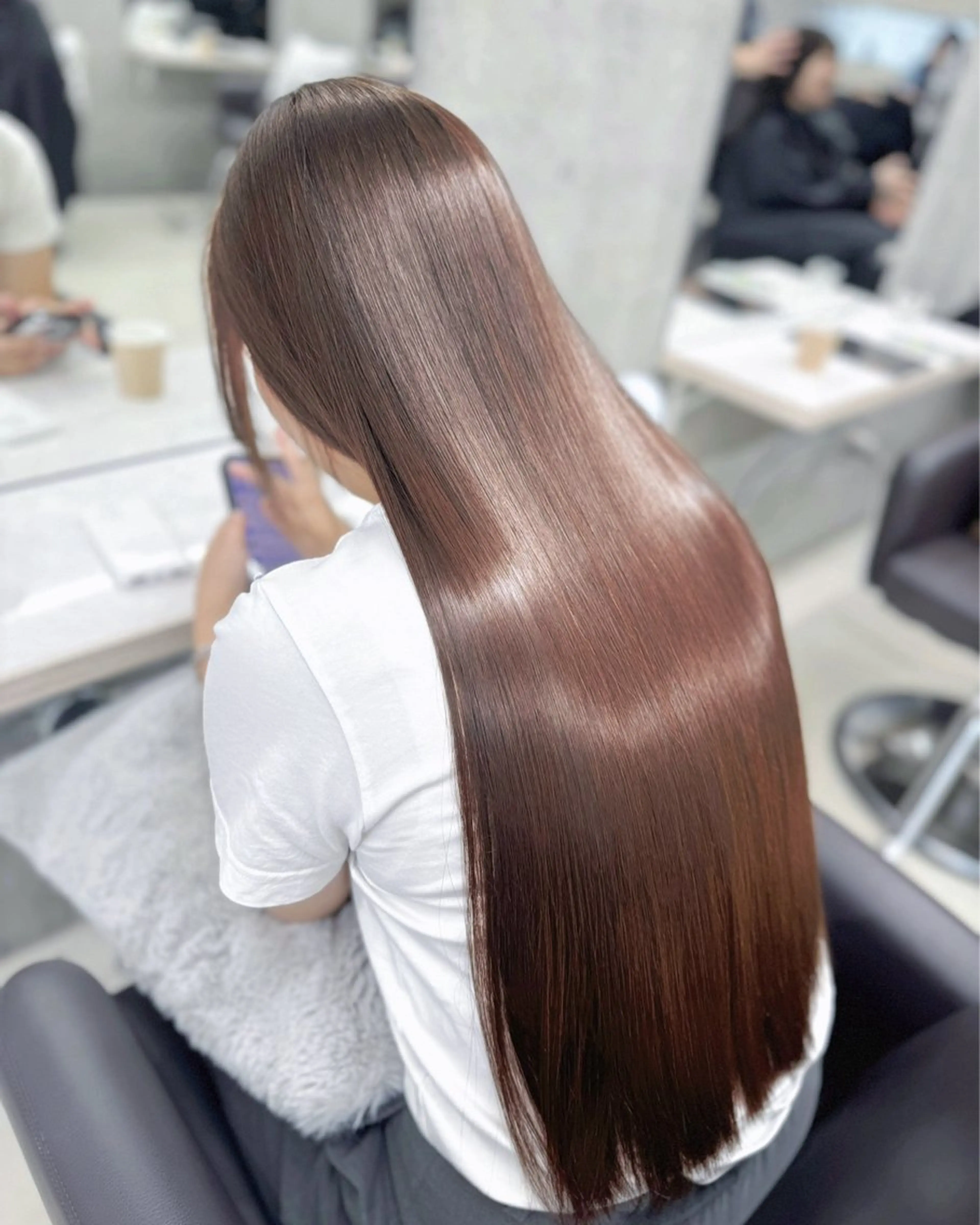 ロング 髪質改善 縮毛矯正 縮毛矯正 トリートメント Clore所属・うる艶ヘア♡韓国好き 透明感　shotaのヘアスタイル