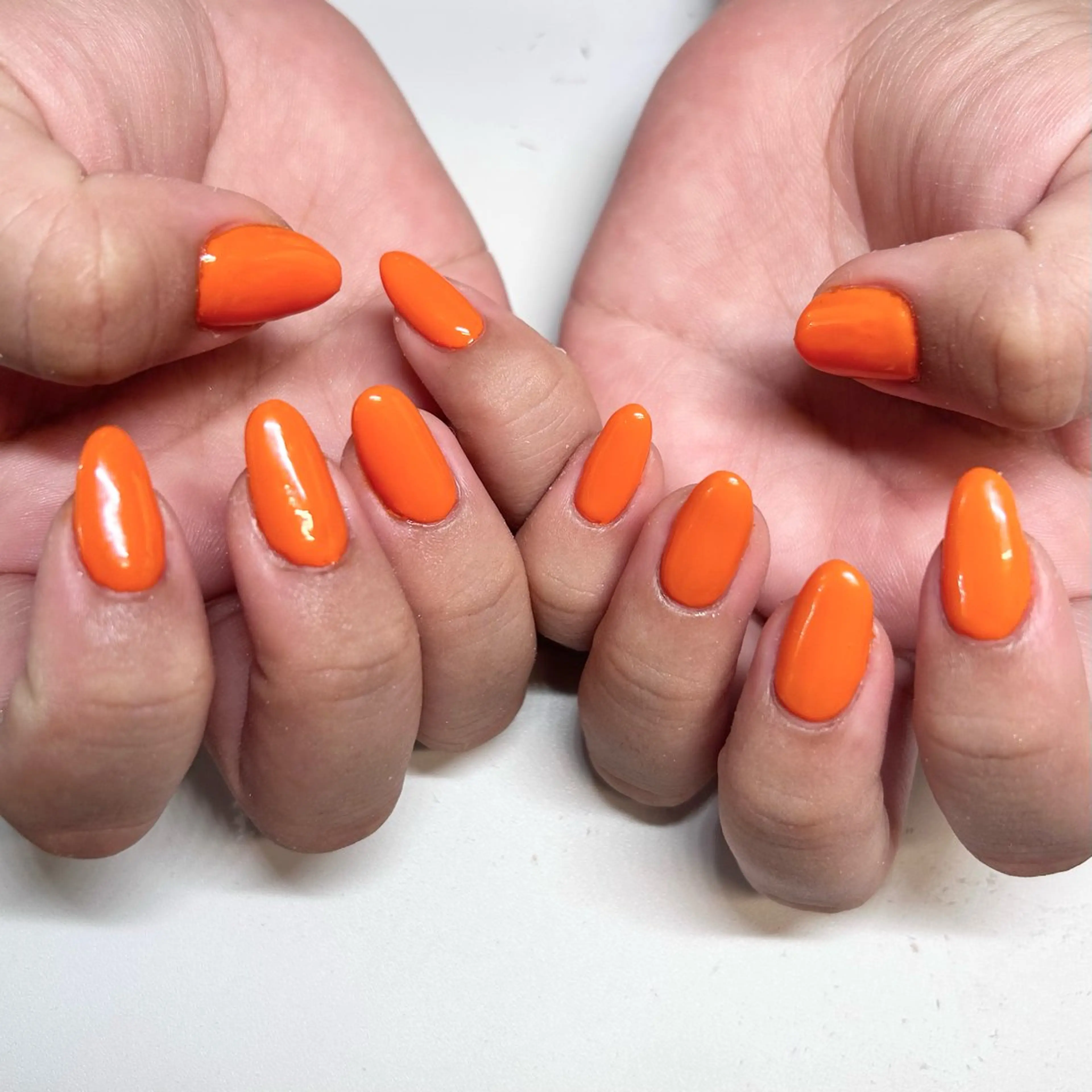 ネイル ワンカラーネイル OfHAIR自由が丘WEST店所属・🪐ほそだ ひとみ🪐のマツエク・マツパデザイン