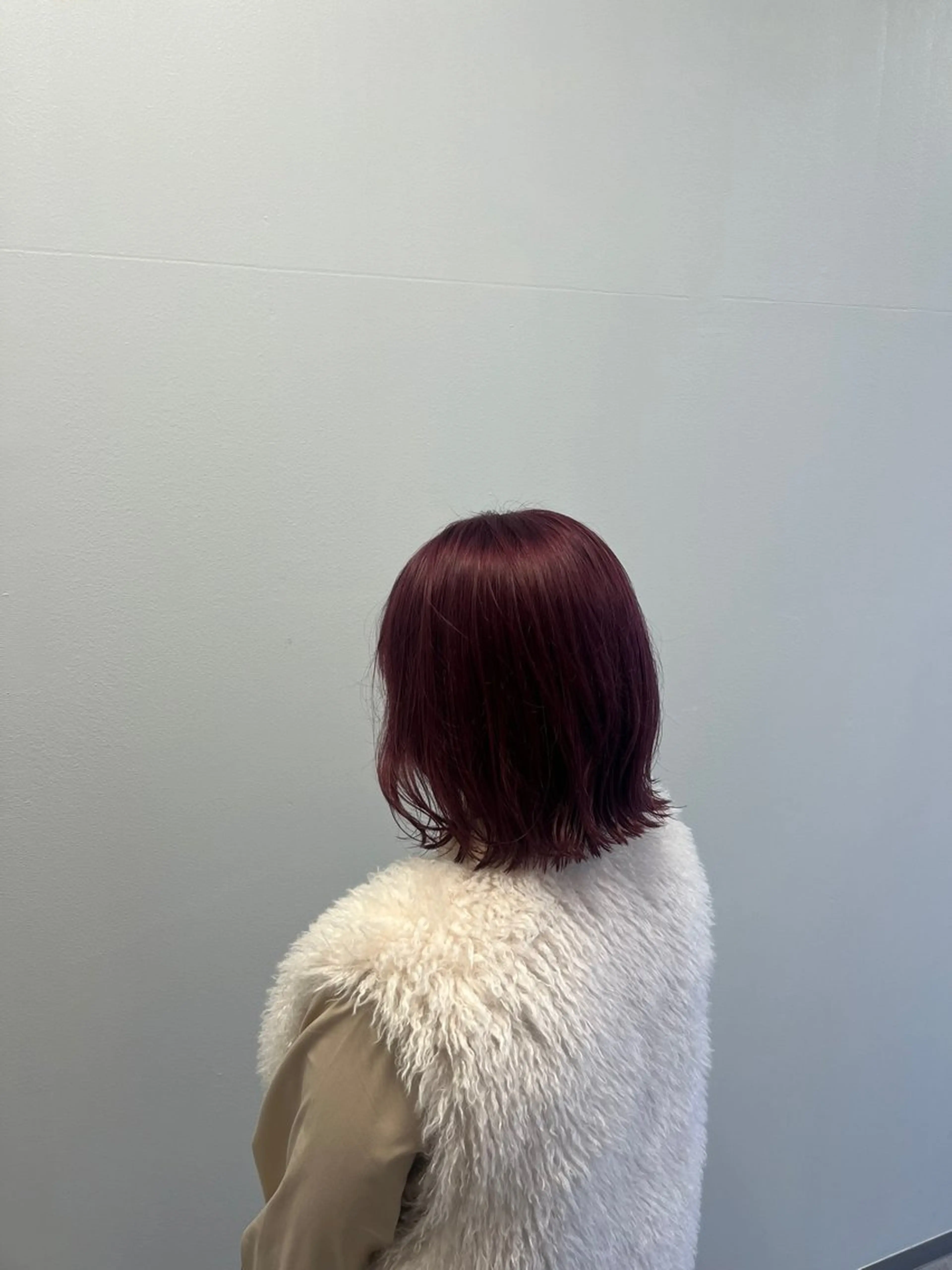 カラー ラベンダーカラー ボブ ヘアカラー Ardore  fiero shinsaibashi所属・喜夛 莉菜のマツエク・マツパデザイン