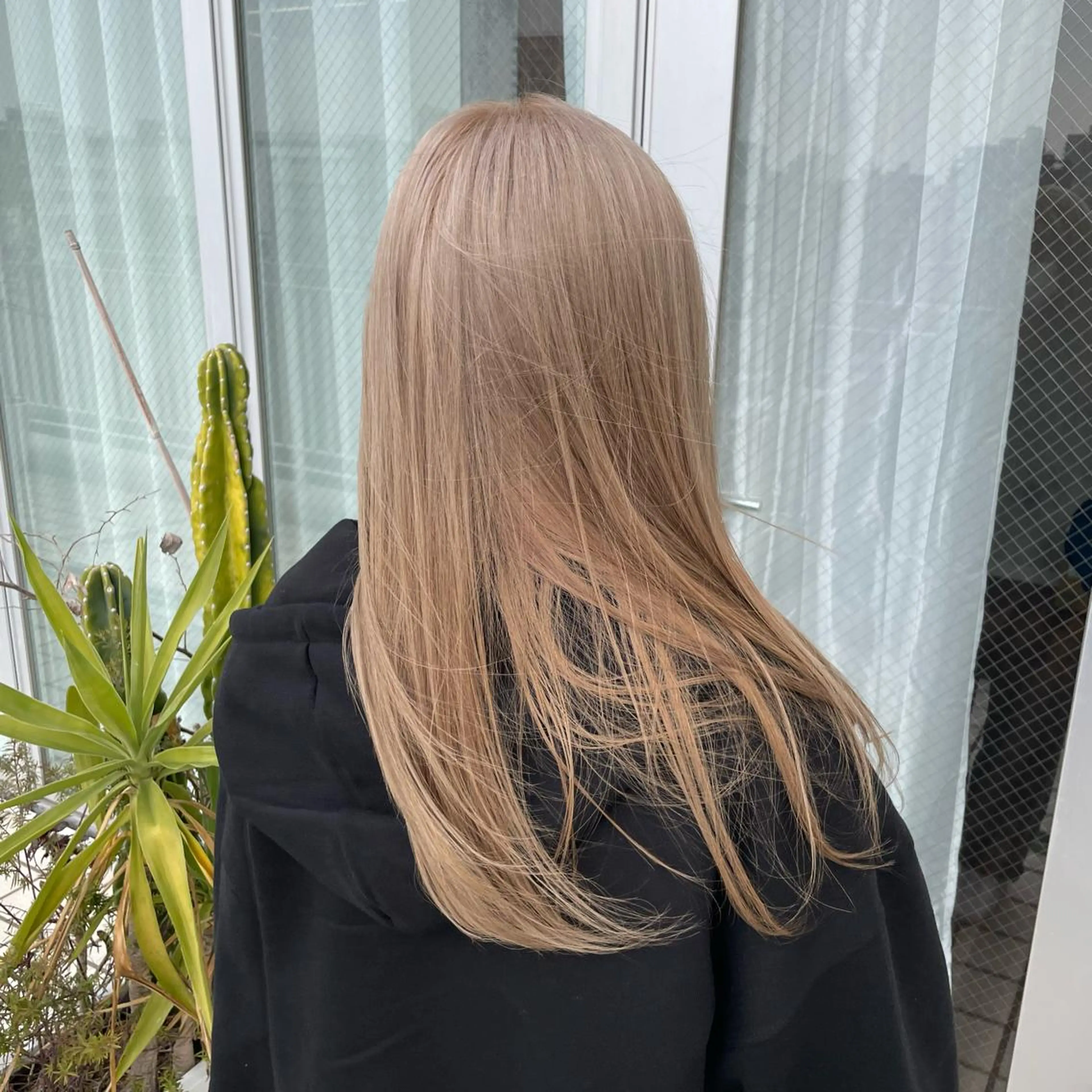 セミロング カラー ヘアカラー トリートメント Lull (シェアサロンReco VIProom)所属・Lull1人美容室 バレイヤージュのヘアスタイル