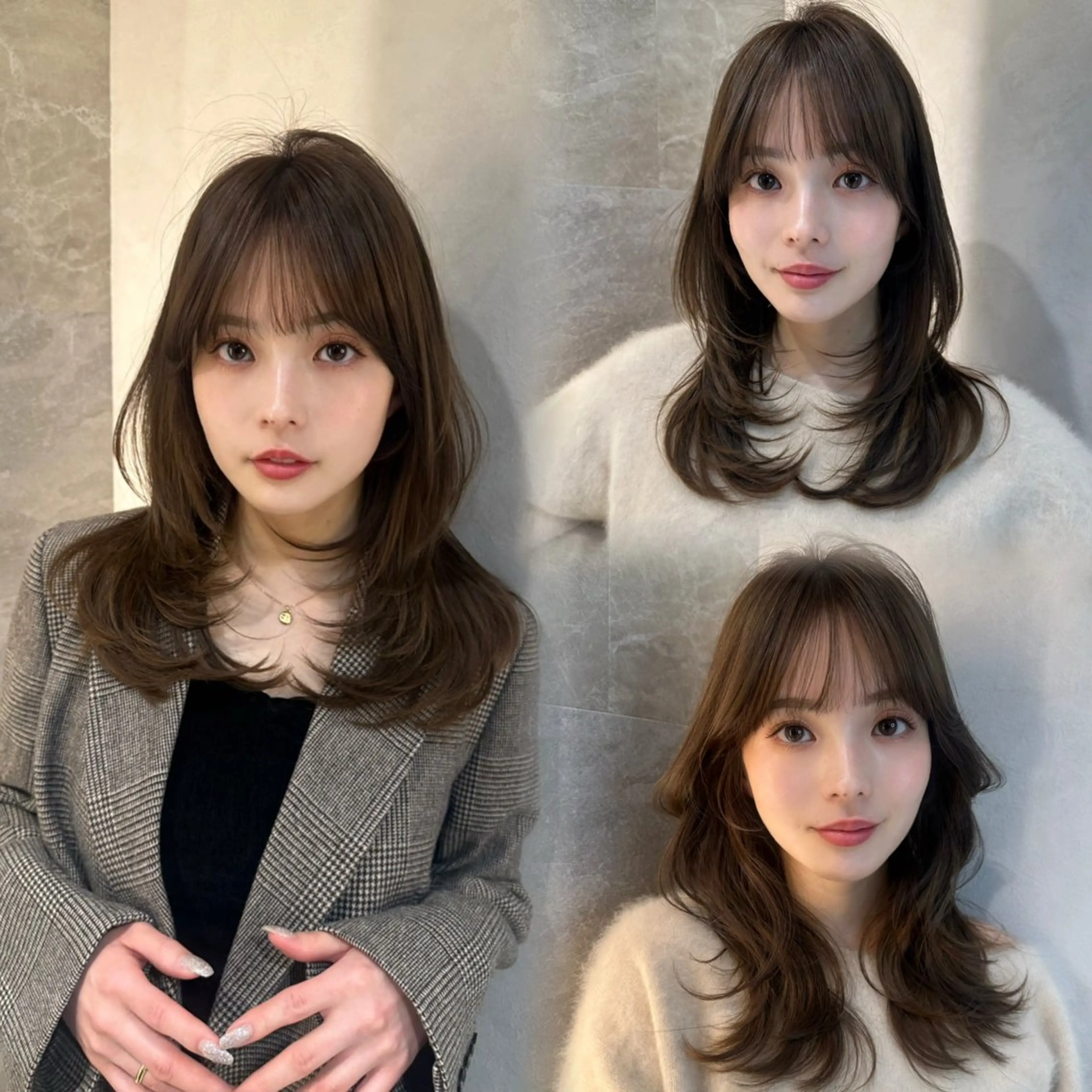 セミロング レイヤーカット Lond  Rouge所属・👑髪質改善/韓国 レイヤー/ゆうたのヘアスタイル