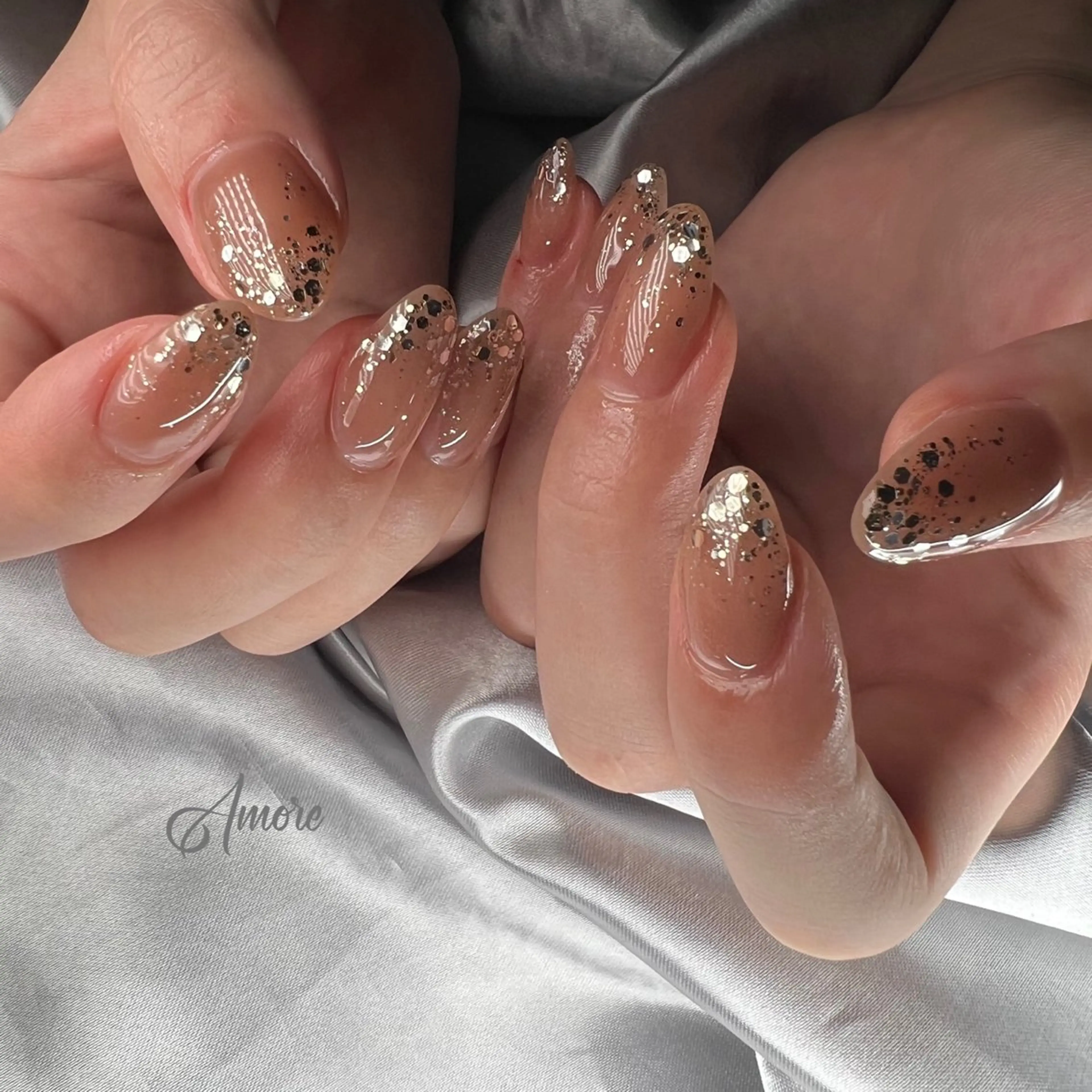 ネイル ジェルネイル 韓国ネイル パラジェル You kyehwaのネイルデザイン