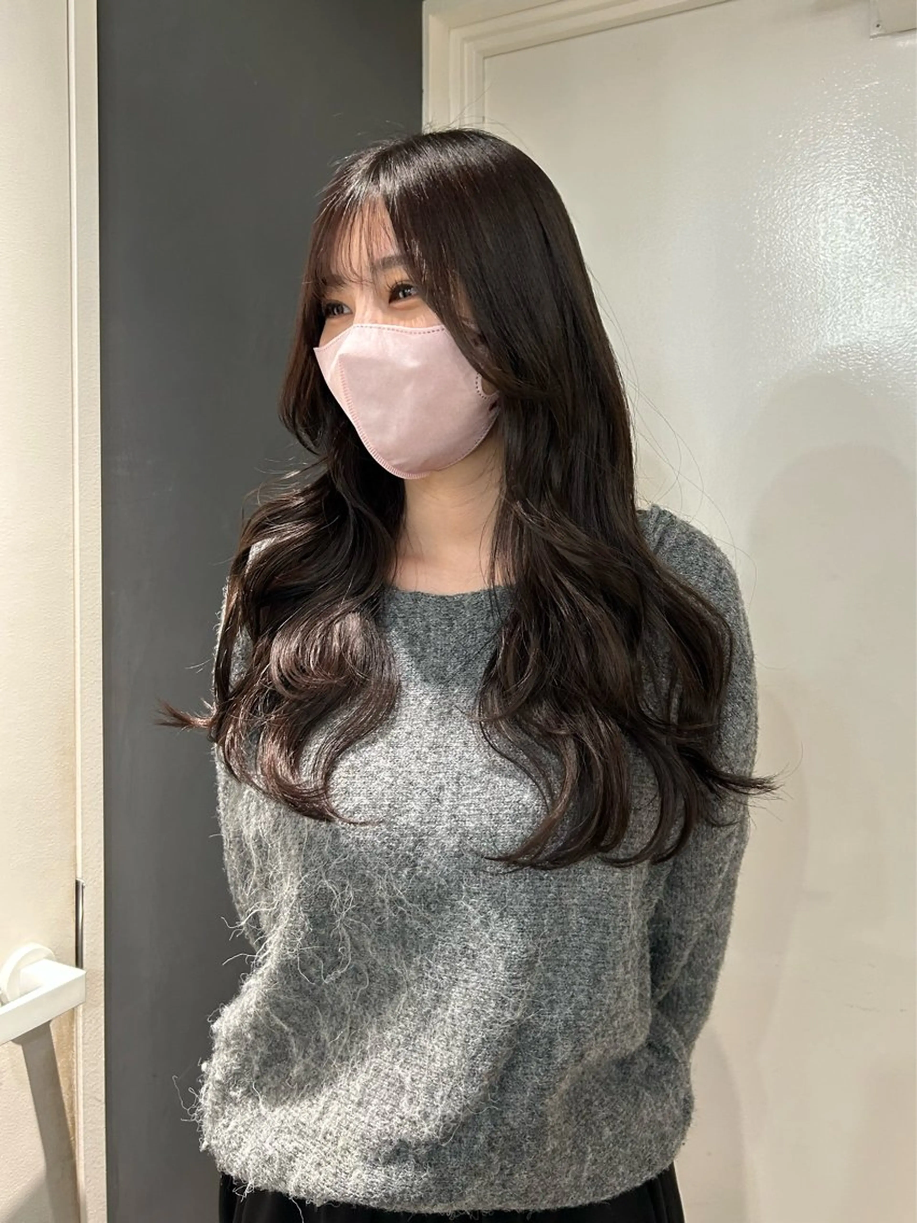 【艶髪🌙* :ﾟ】髪質改善カラー+トリートメントの写真