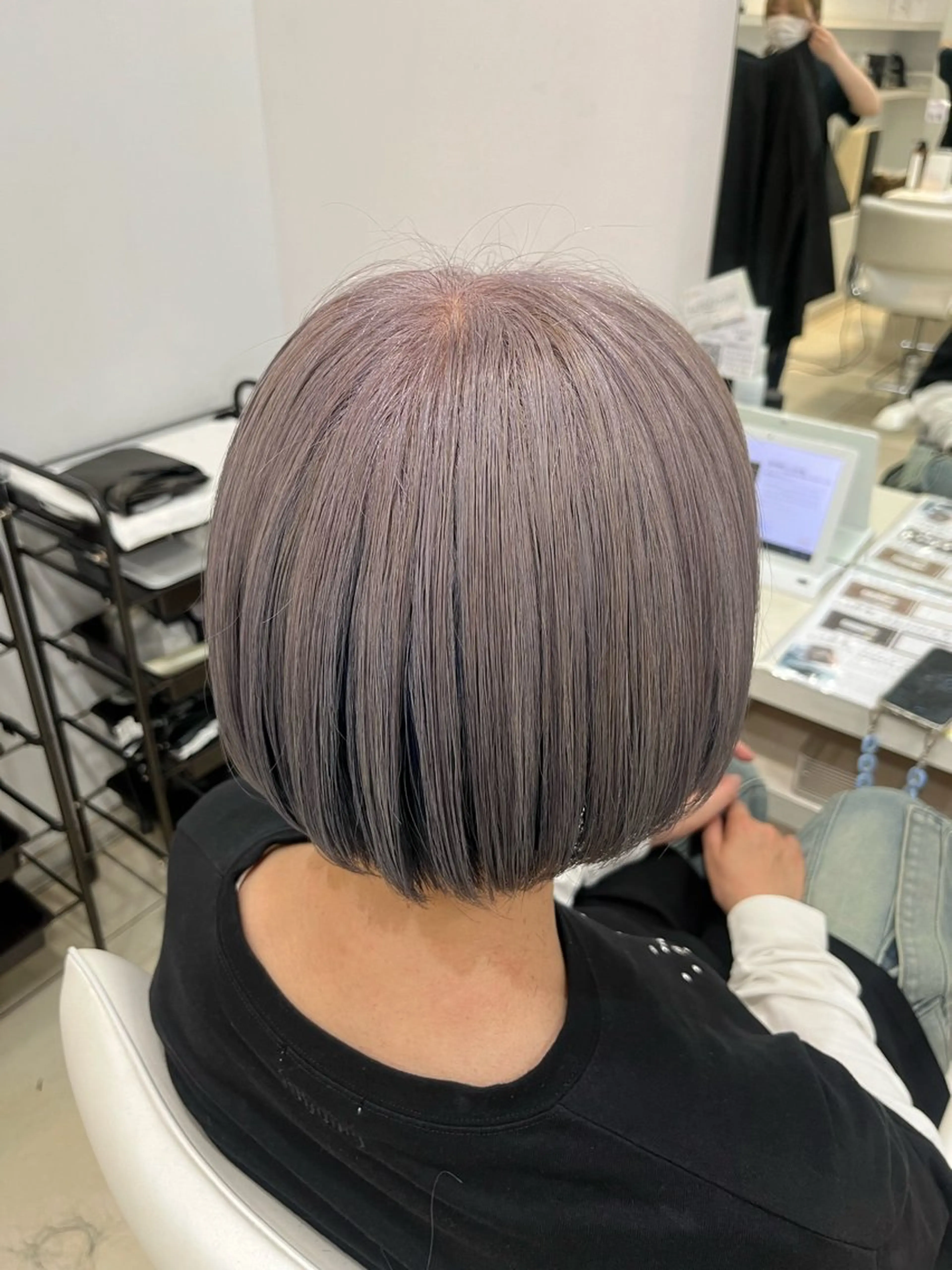 ミディアム カラー オレンジ ヘアカラー トリートメント 🤎ベージュカラー/ 髪質改善/山岸🤎のヘアスタイル