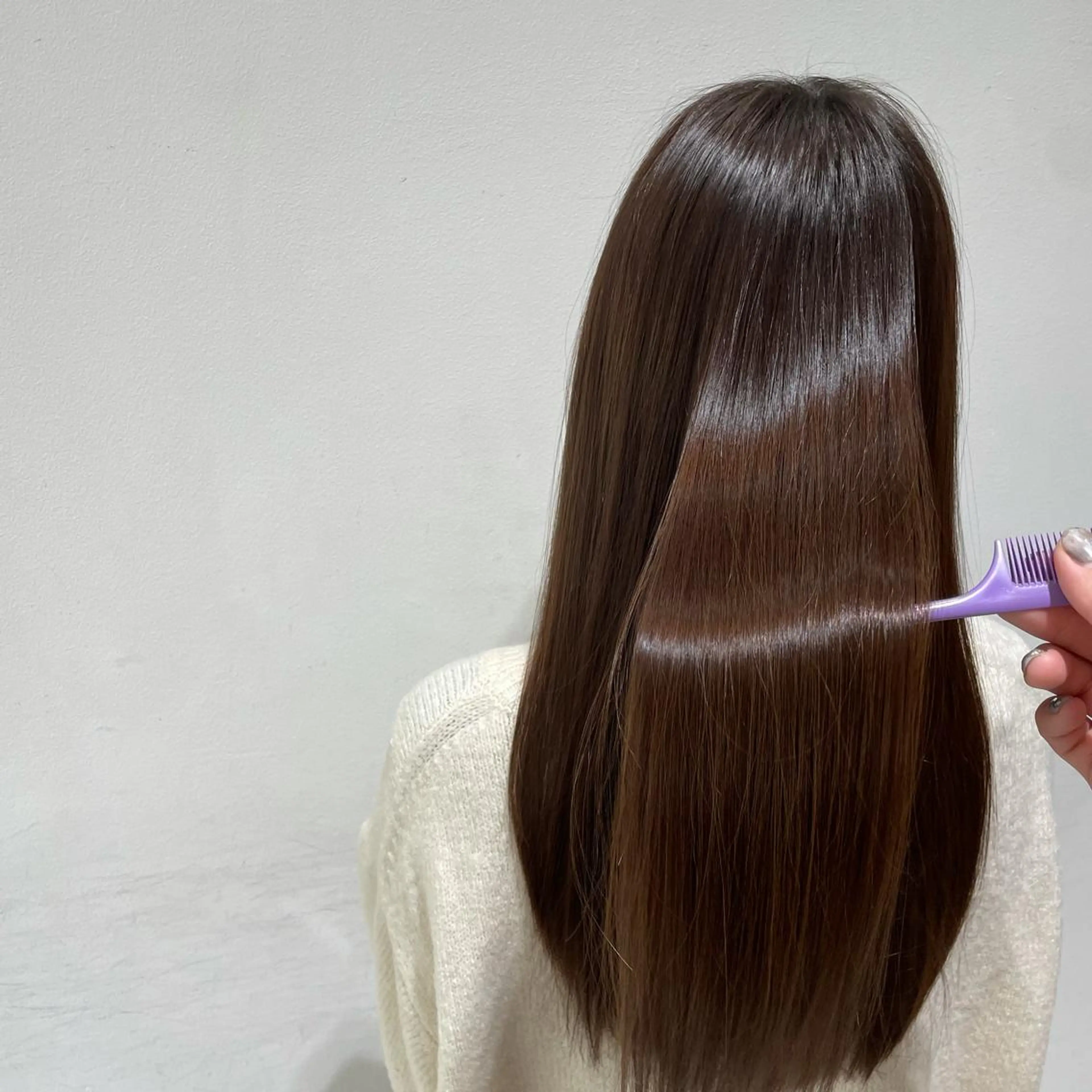 セミロング 髪質改善 トリートメント solv.【ソルヴ】所属・藤田一輝 【美髪職人】のヘアスタイル