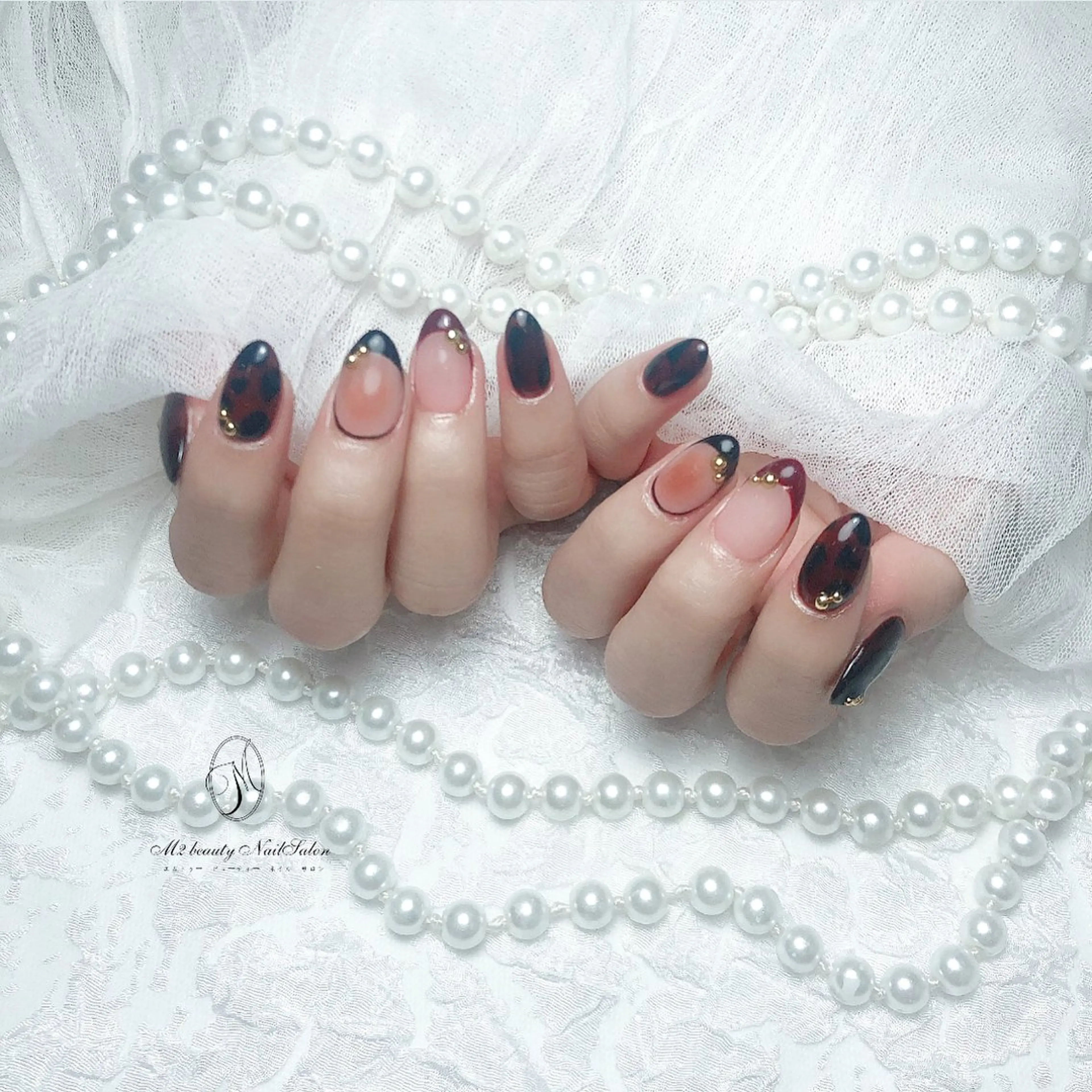 ネイル 長さ出し ジェルネイル パラジェル スカルプネイル ネイルチップ ハンドネイル M2 beauty Nankaのネイルデザイン