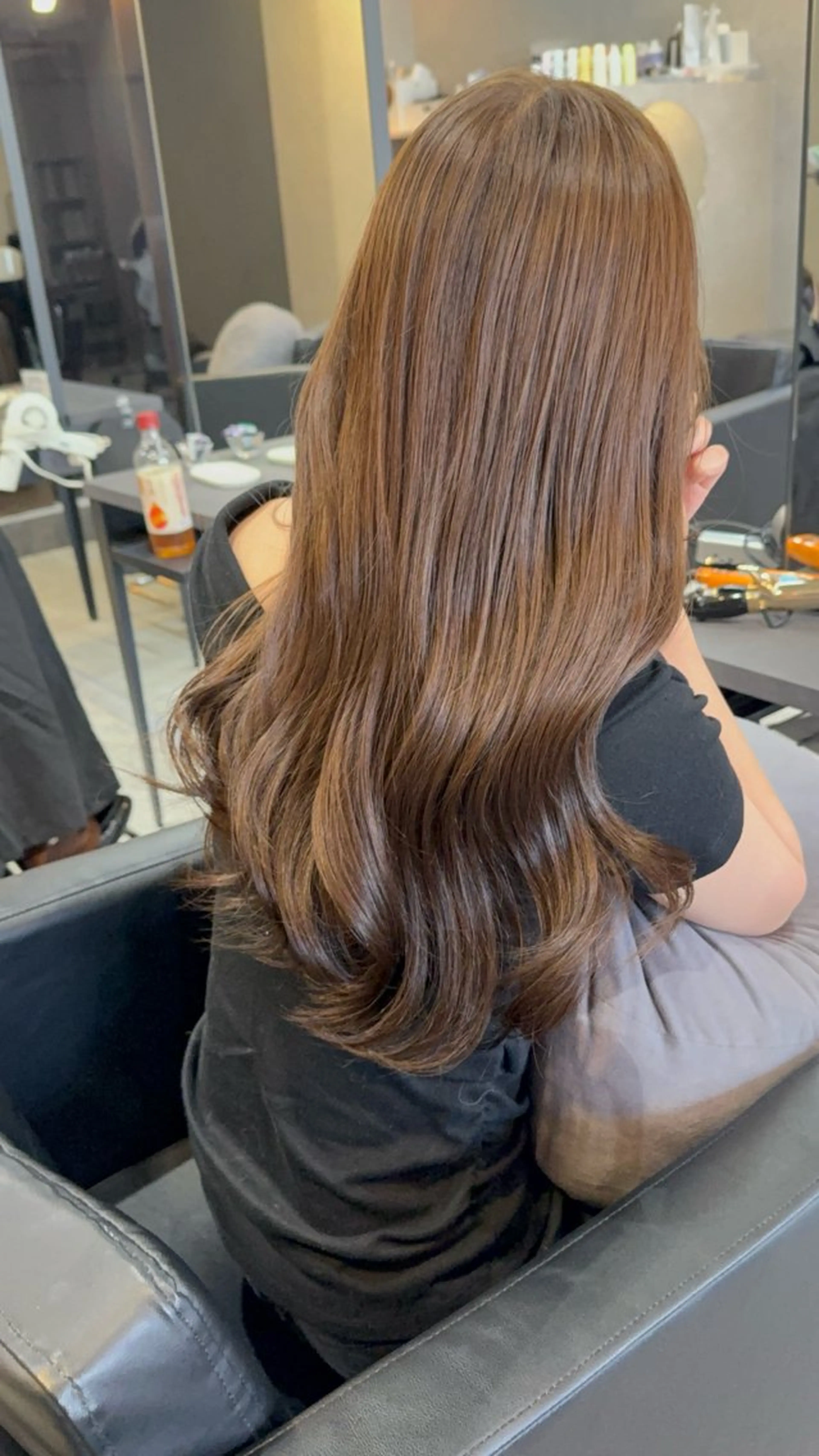 ロング カラー 黒木 悠大のヘアスタイル