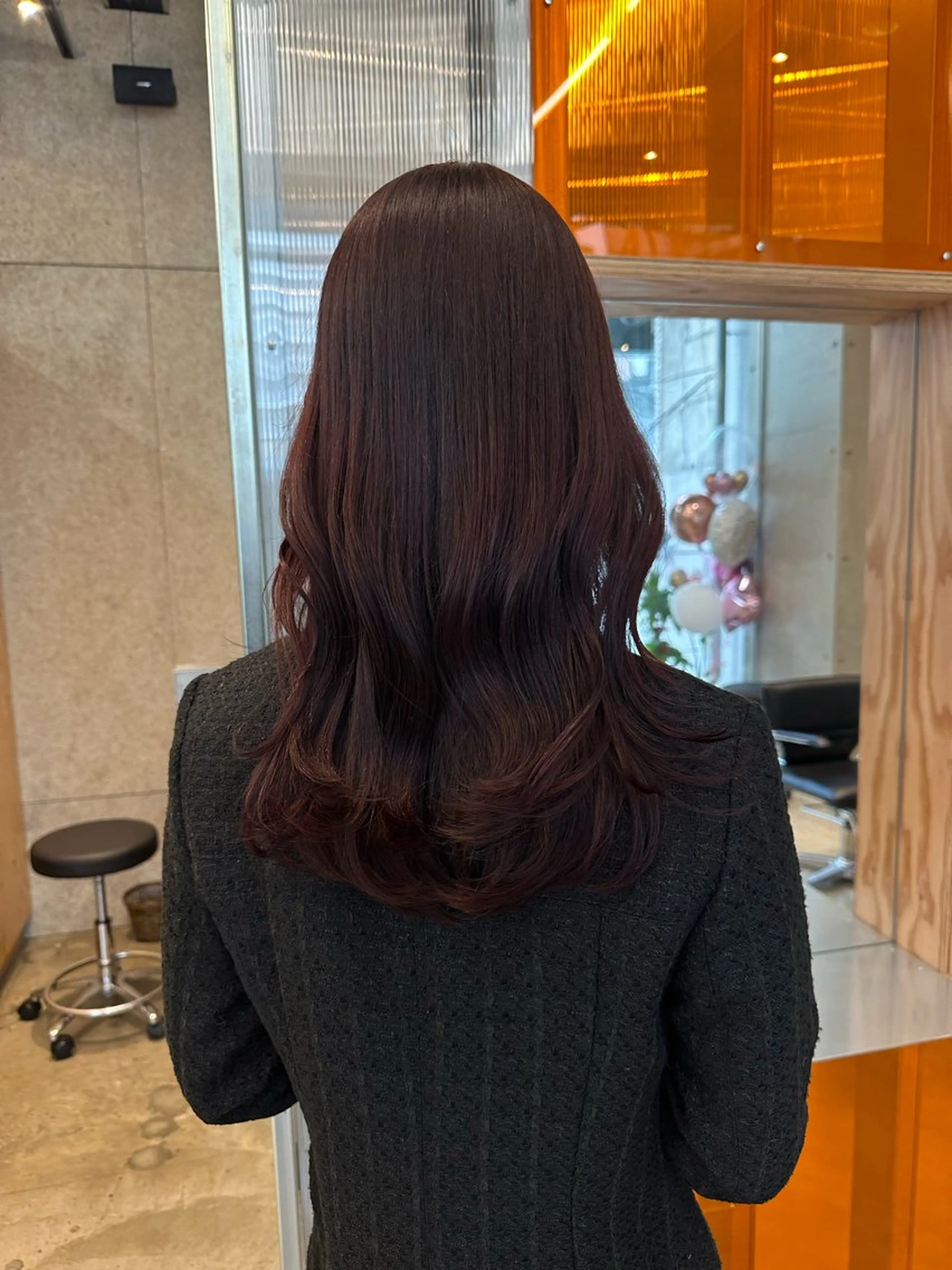 ロング カラー ヘアアレンジ レッドカラー ヘアカラー トリートメント REONA🪽✨ 日常に馴染む髪🫧のヘアスタイル