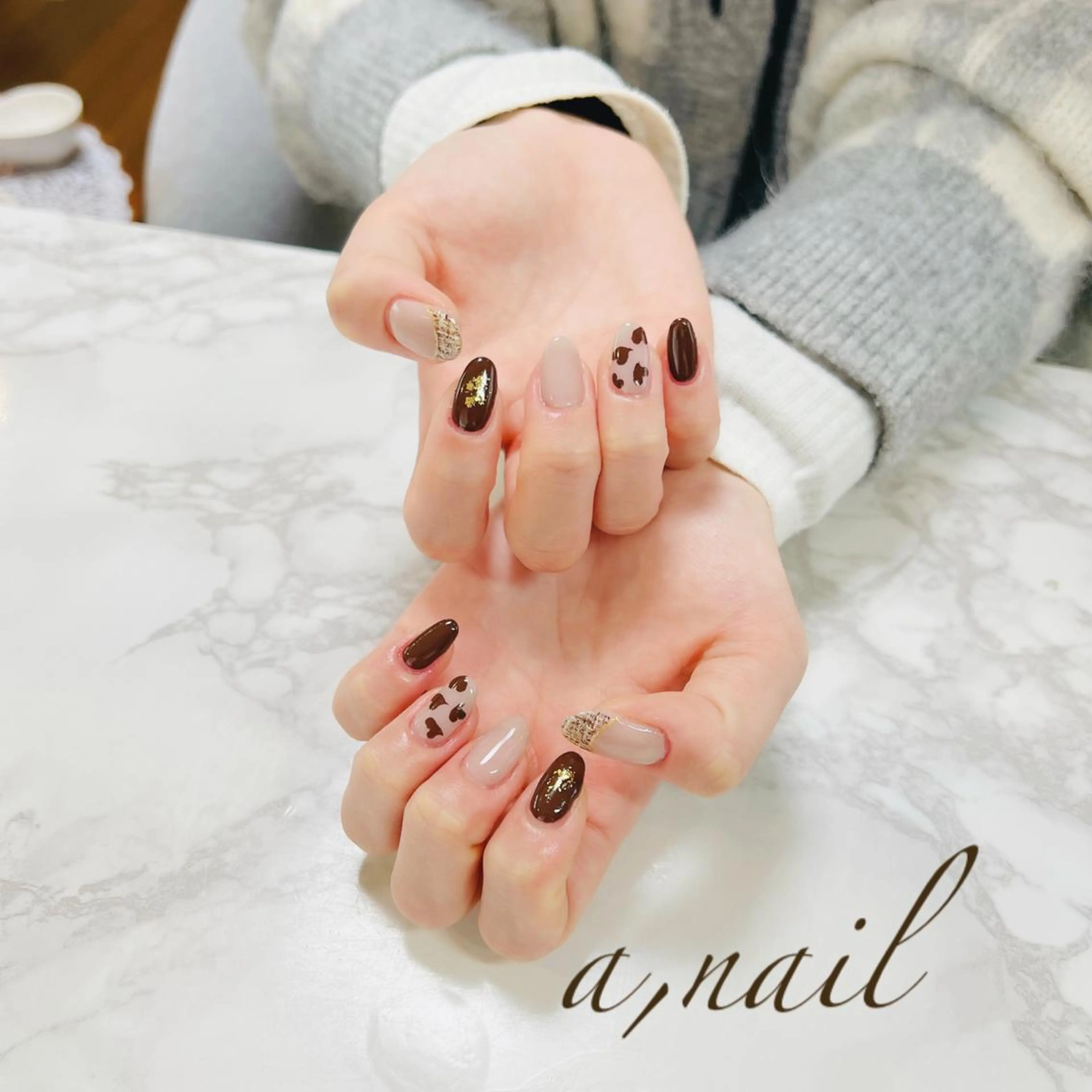 ネイル フレンチネイル ジェルネイル グラデーション ワンカラーネイル シンプルネイル ハンドネイル ネイルサロン エーネイルのネイルデザイン