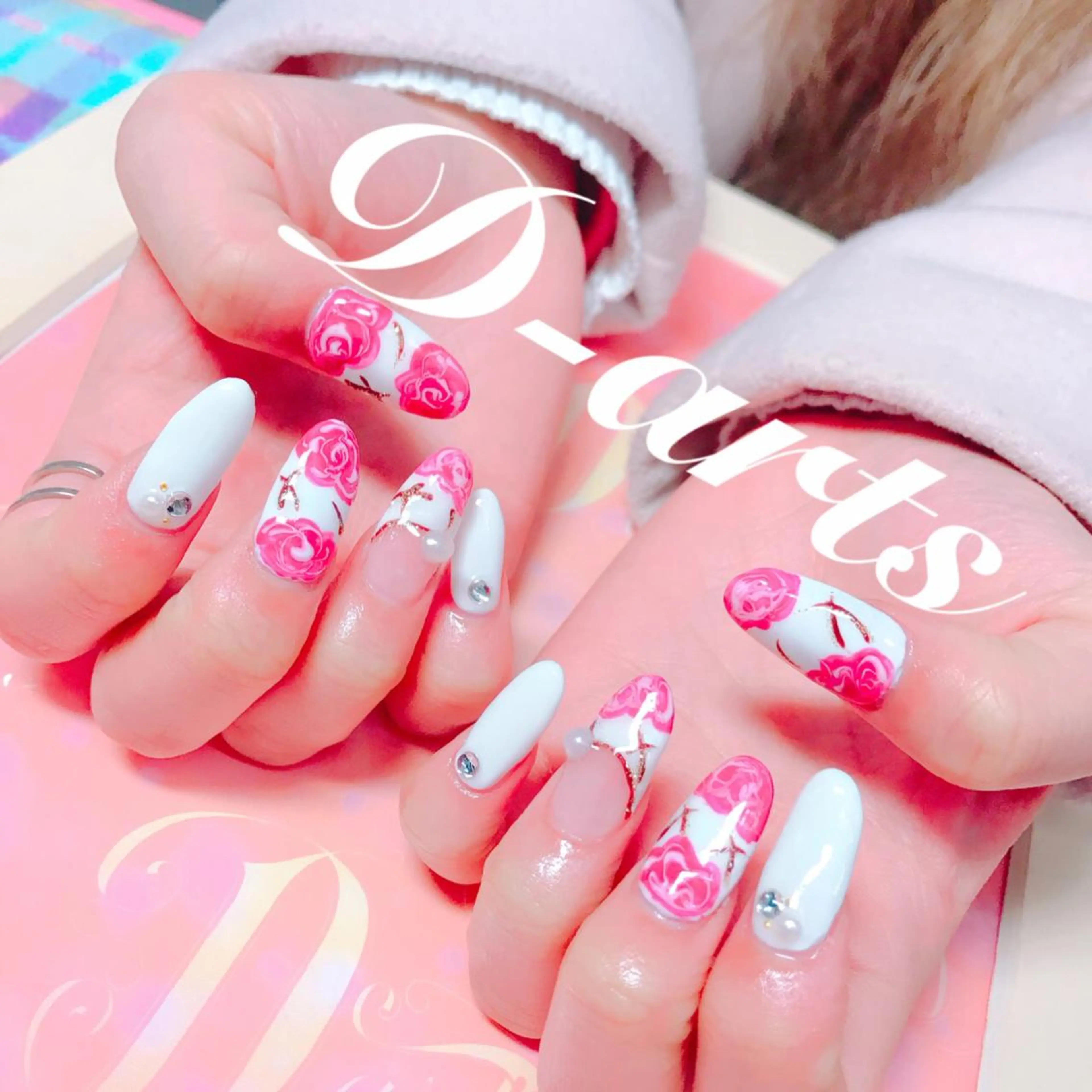 ネイル 長さ出し S&S 村田小百合のネイルデザイン