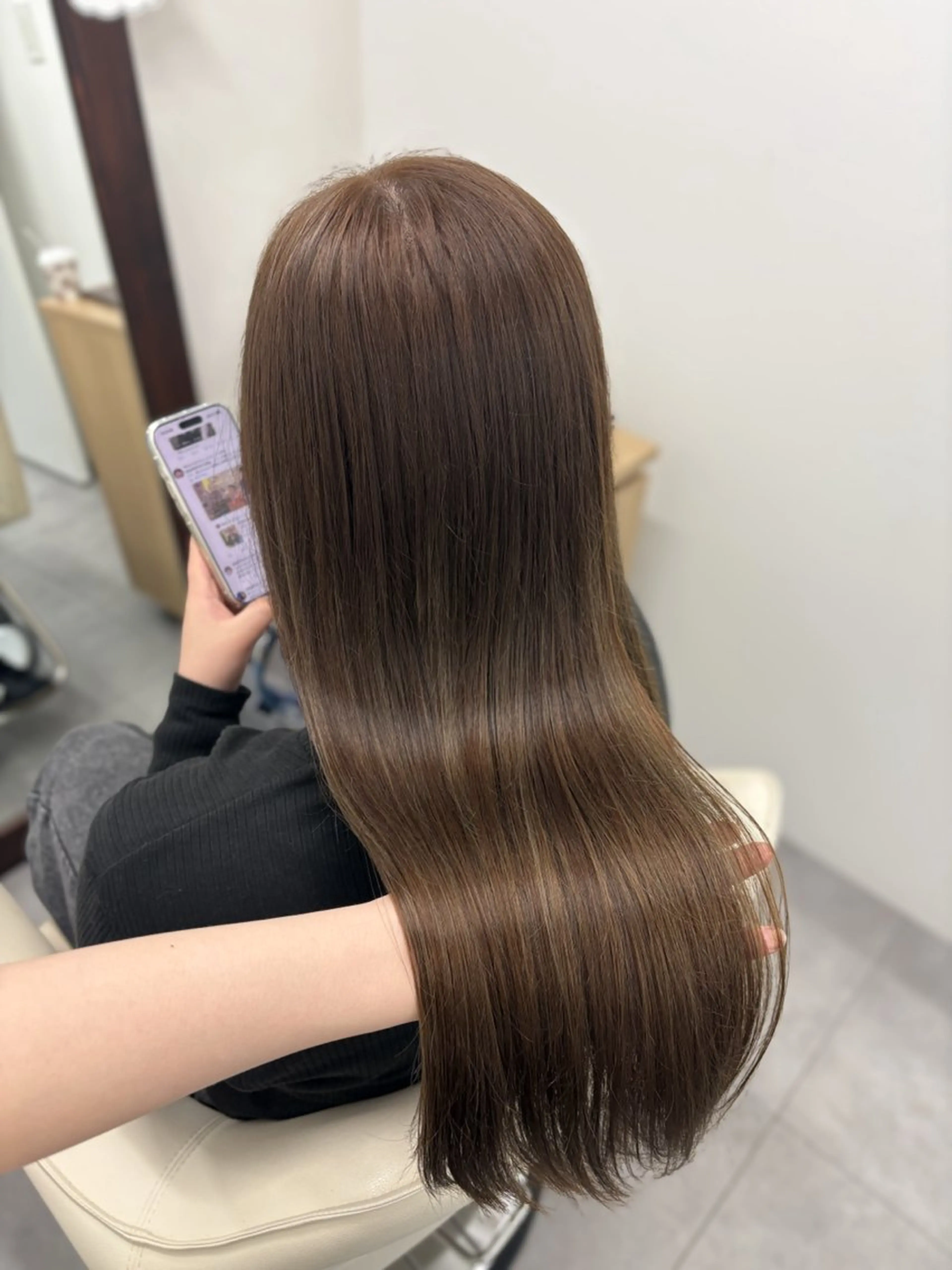 セミロング トレンド甘めガーリー Mizuki☁️🫧のヘアスタイル