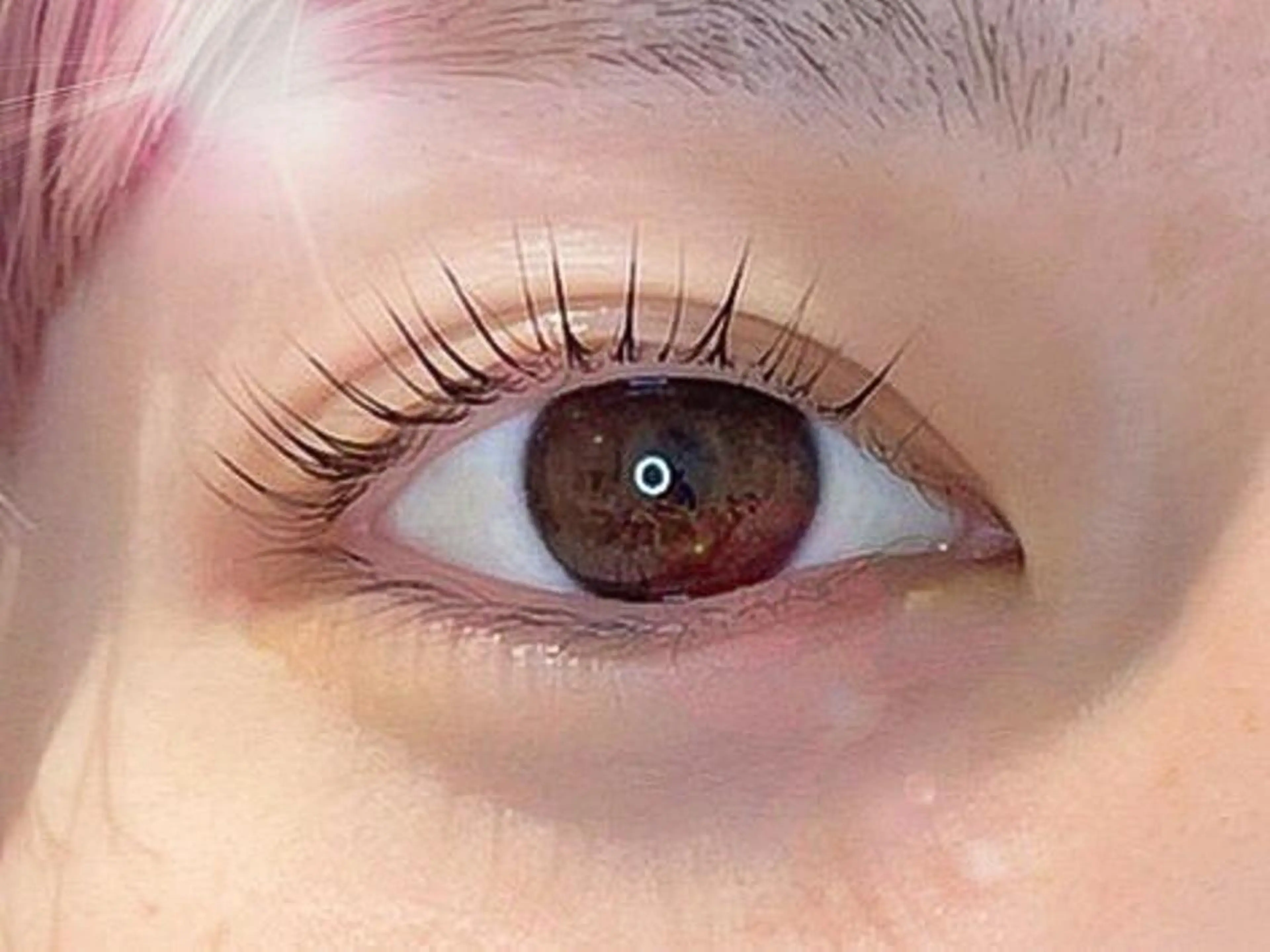 マツエク・マツパ アイブロウ まつげパーマ レイヤー/艶カラー /韓国ヘア/高松のヘアスタイル