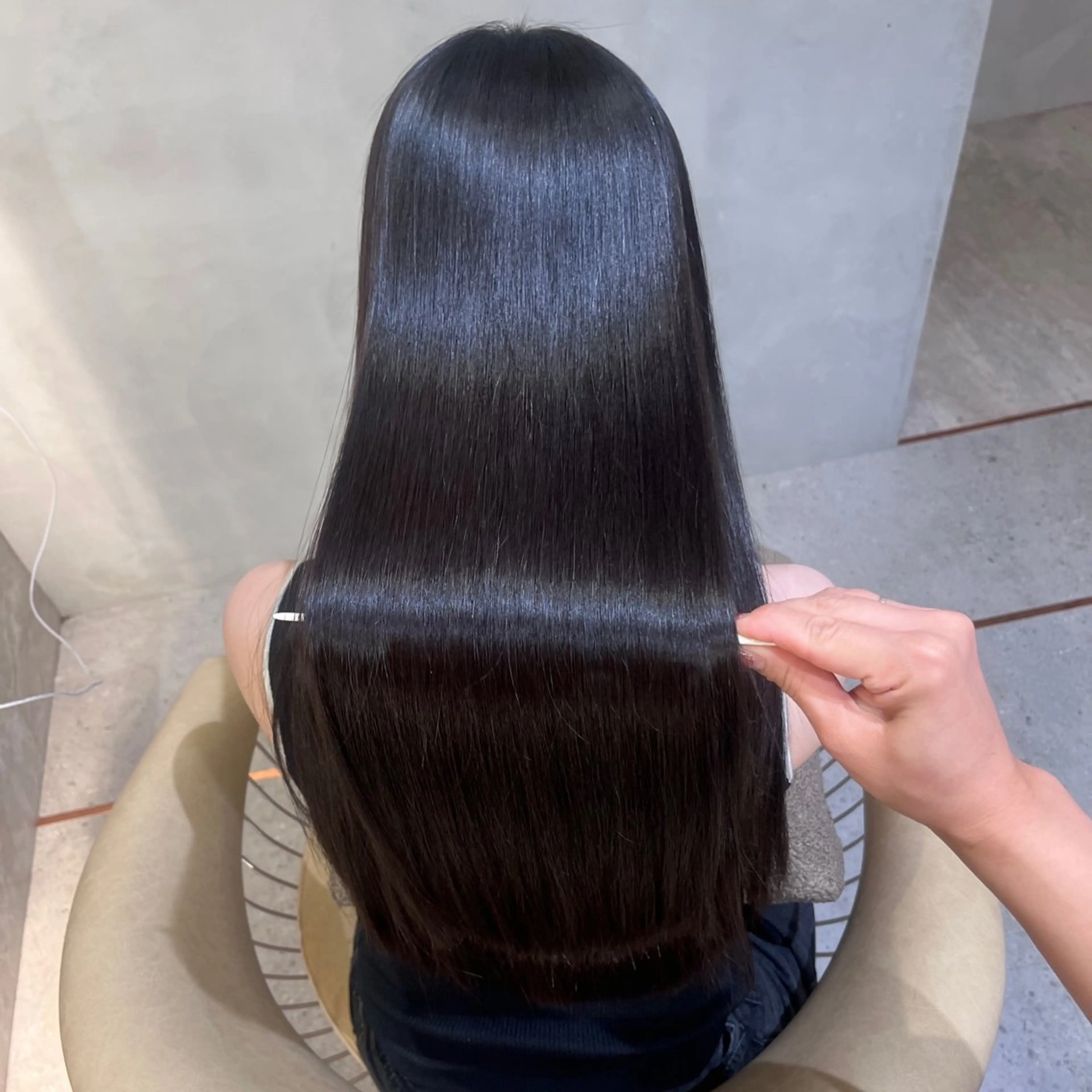 セミロング カット 縮毛矯正 トリートメント enn to yuu所属・髪質改善&大人ボブ ♡KURENAのヘアスタイル