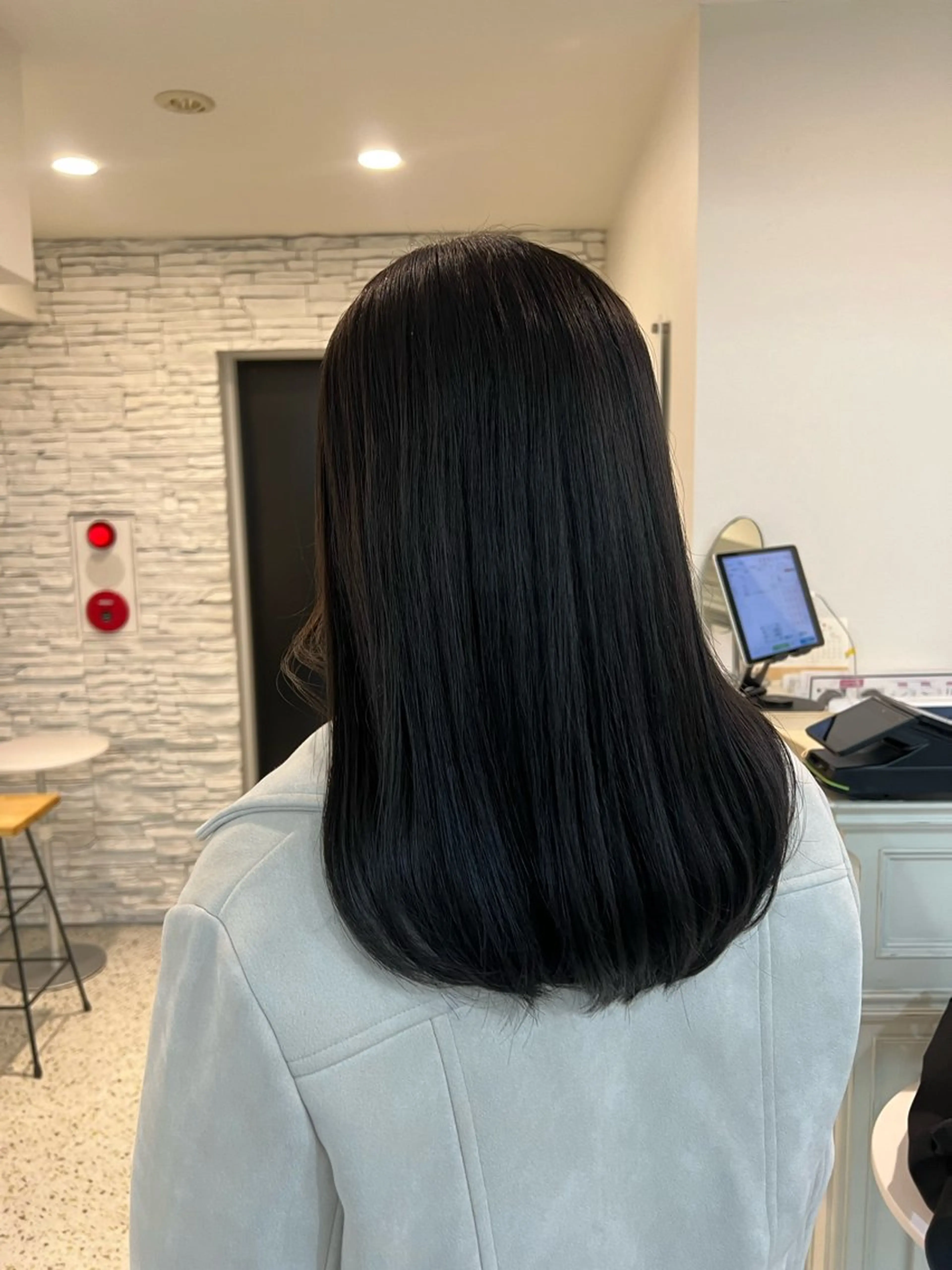 セミロング カラー 透明感カラー ヘアカラー トリートメント 透明感カラー/ RIKO🌺🥥のヘアスタイル