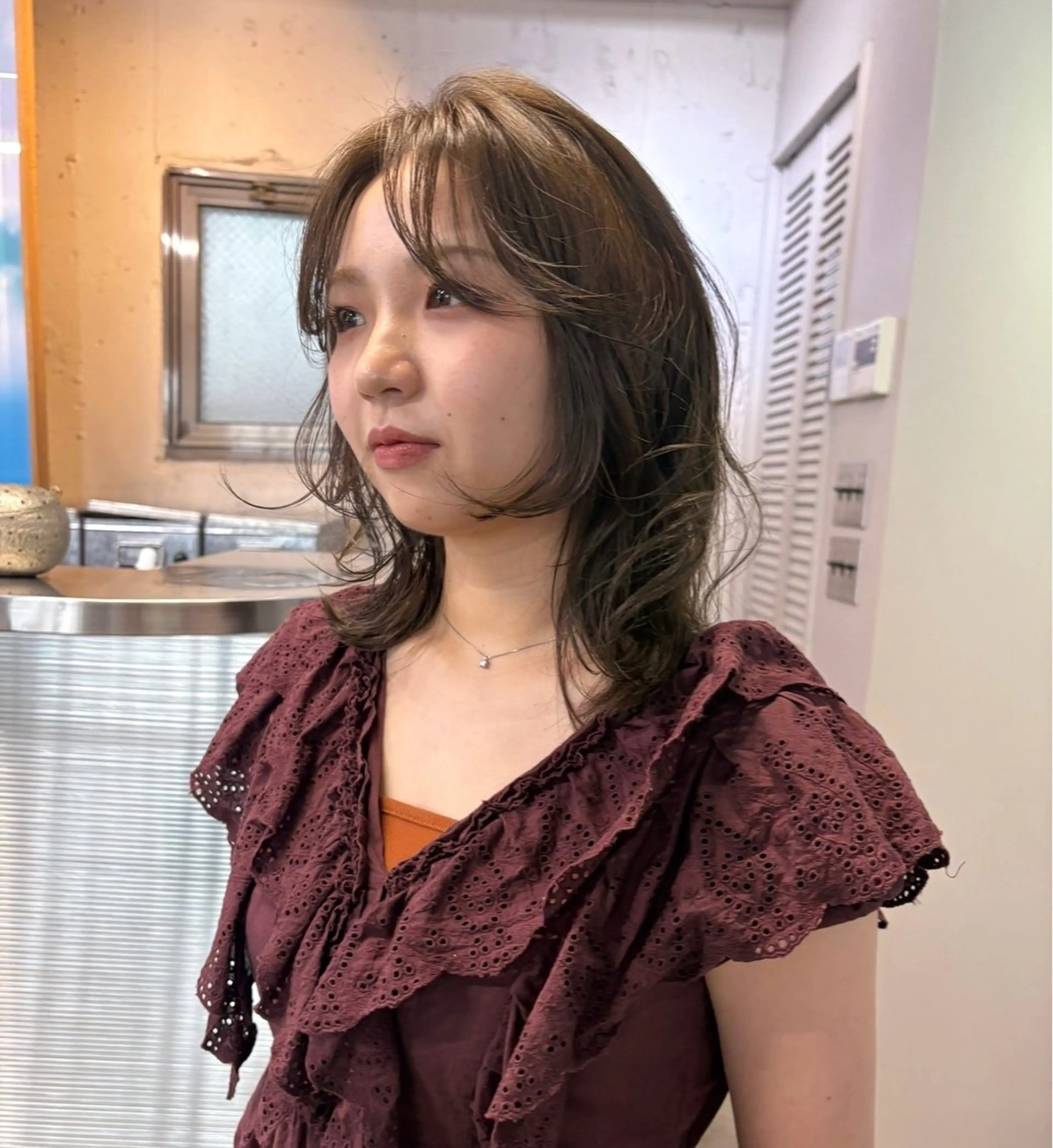 セミロング ボブ 似合わせカット ボブカット Niina🩰のヘアスタイル