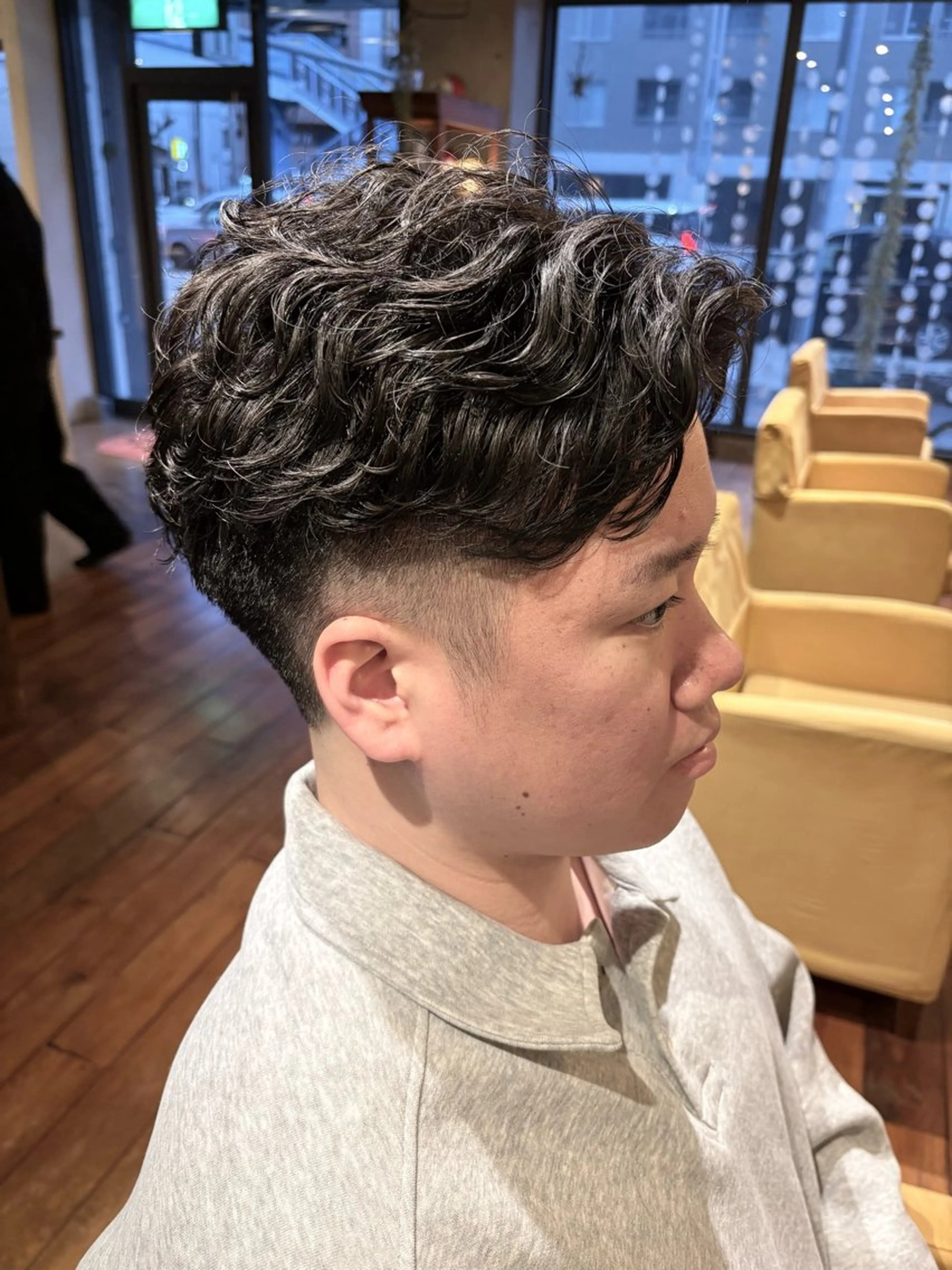 (ミニモ限定)メンズパーマ/シャドウパーマ、フェザーパーマの写真