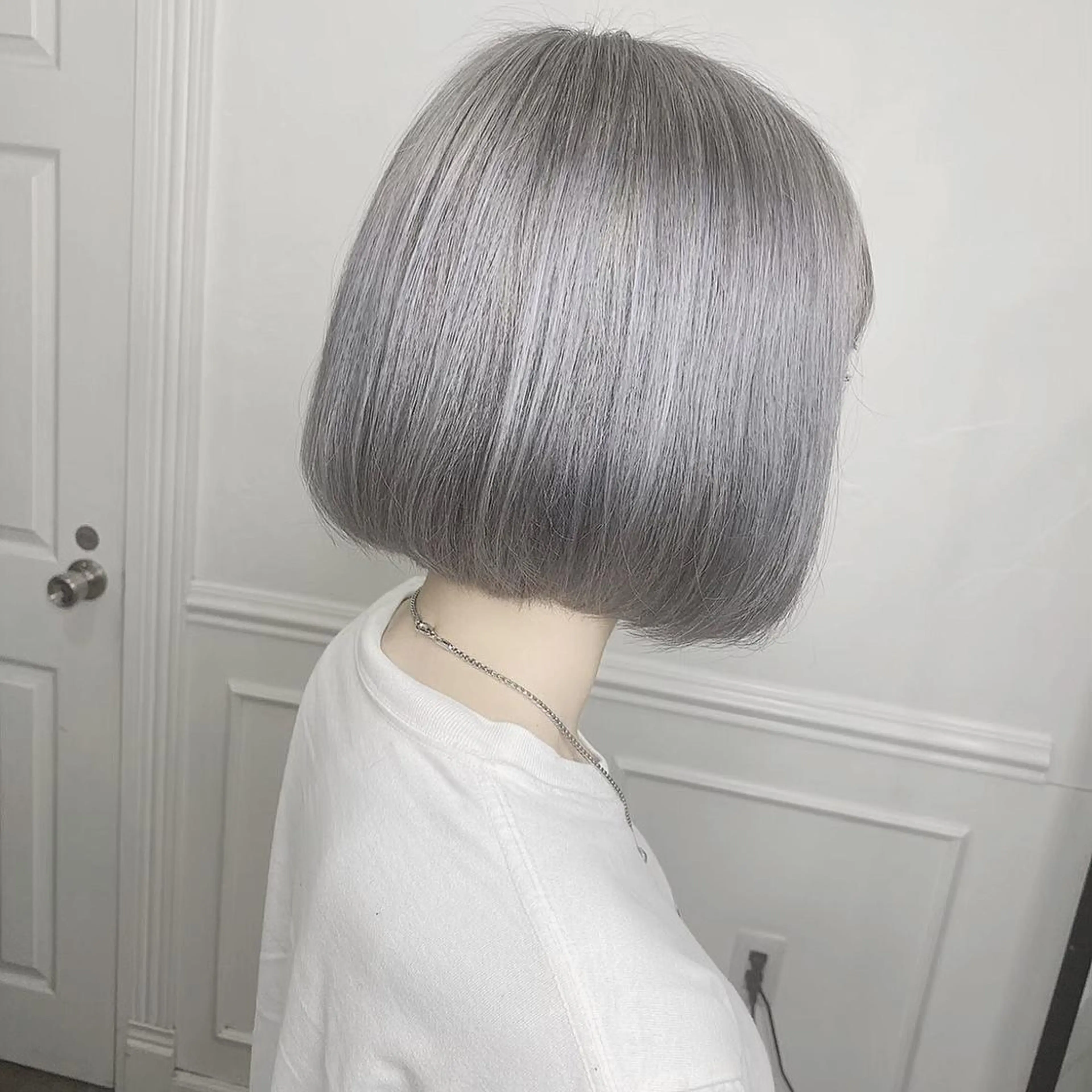 ミディアム カラー ハイトーン髪質改善 🎀🐰堀川智史🎀のヘアスタイル