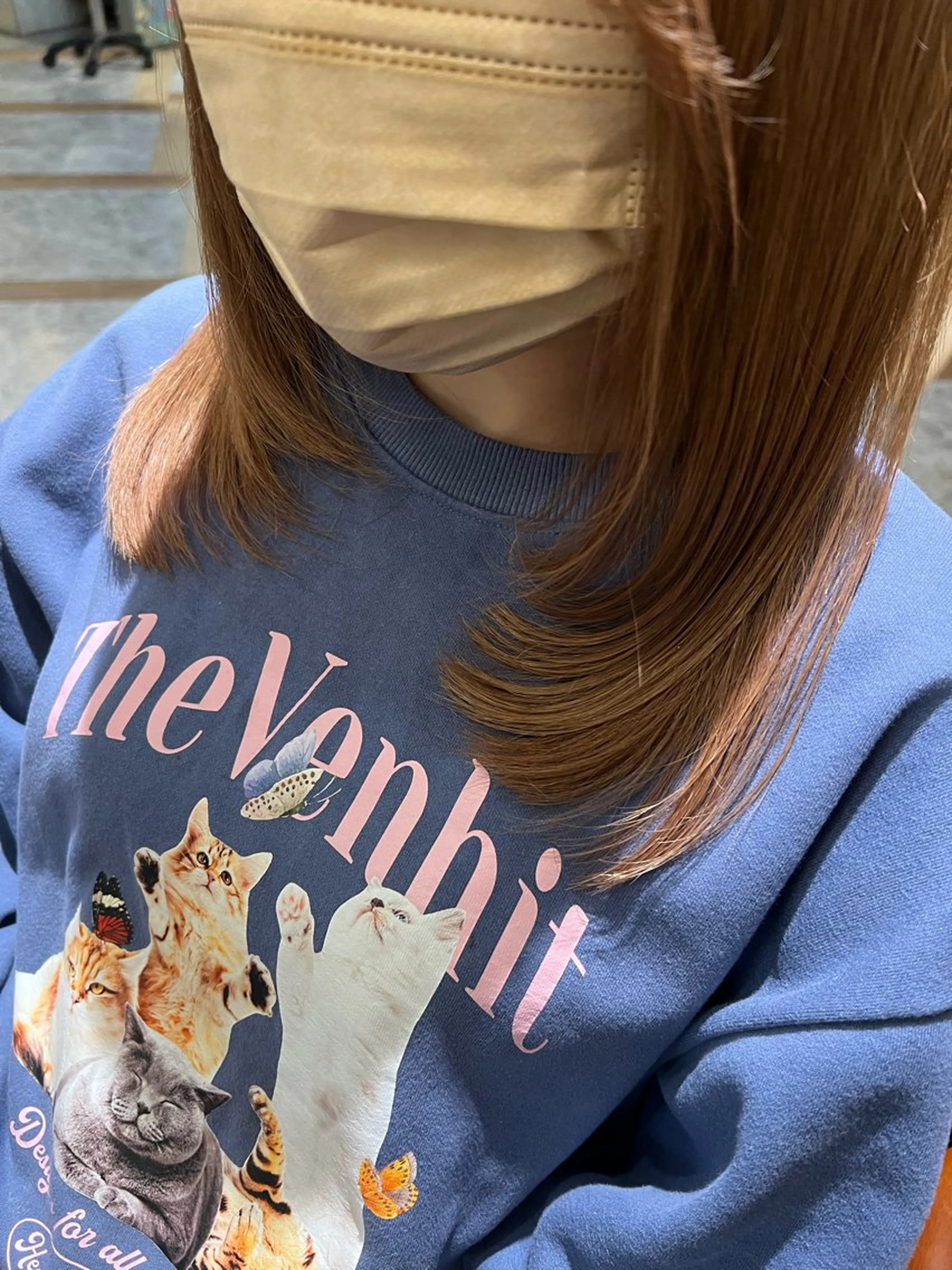 セミロング カラー 美容室moon所属・韓国スタイル🇰🇷 annaのヘアスタイル