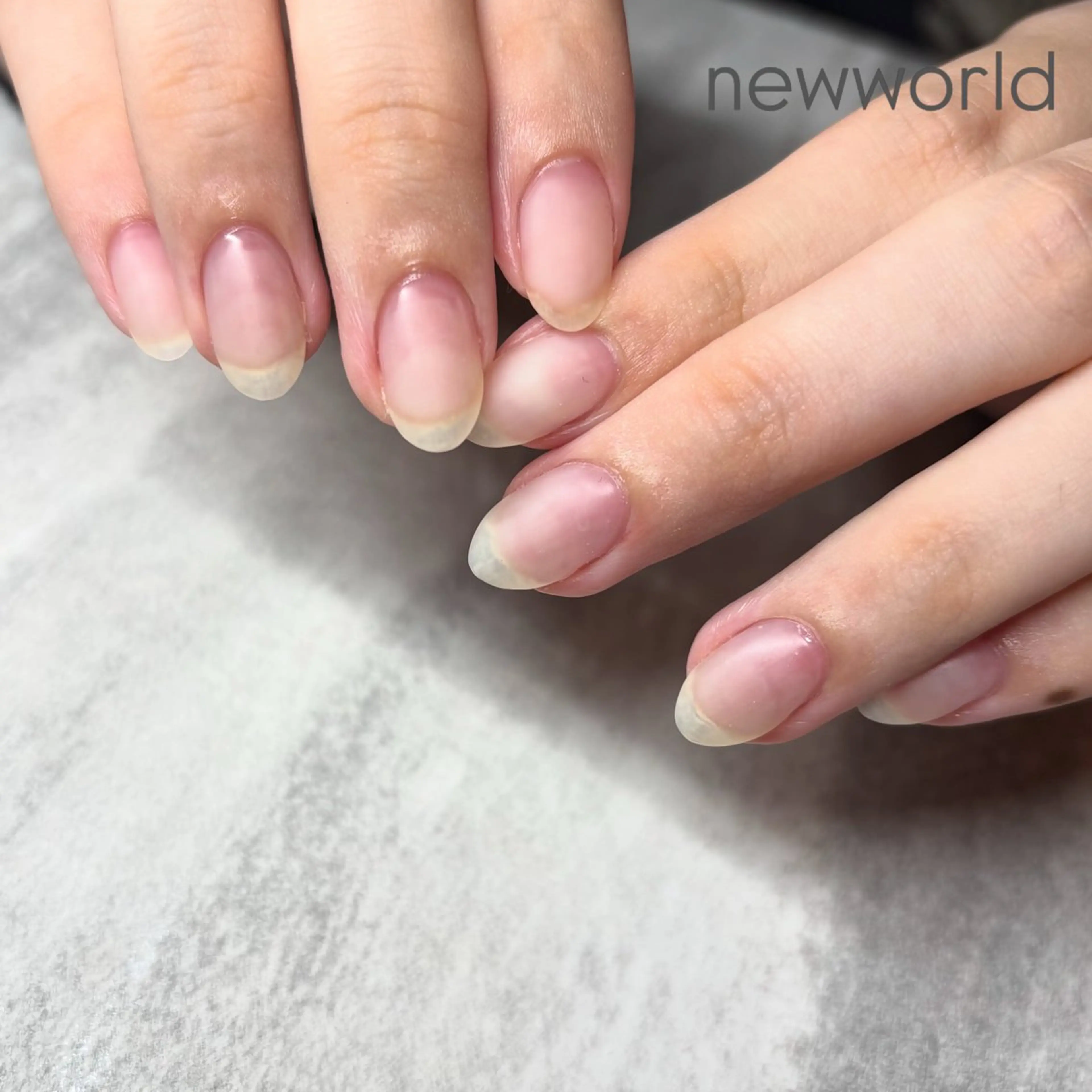 ネイル クリアネイル ジェルネイル マットネイル ハンドネイル NEW WORLD所属・Ayu 🪐NEWWORLDのネイルデザイン