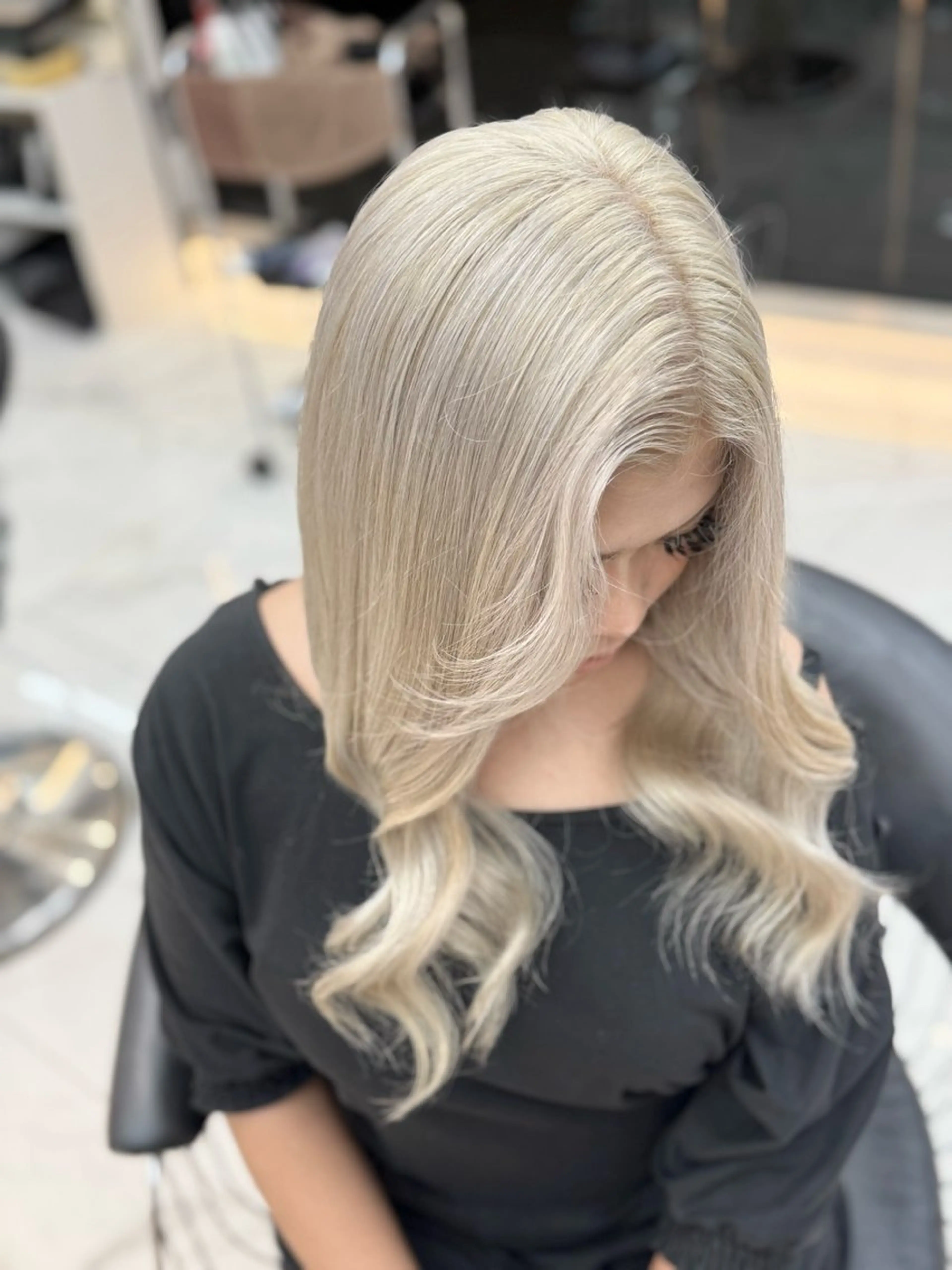 セミロング カラー Lapis渋谷本店 Rikoのヘアスタイル