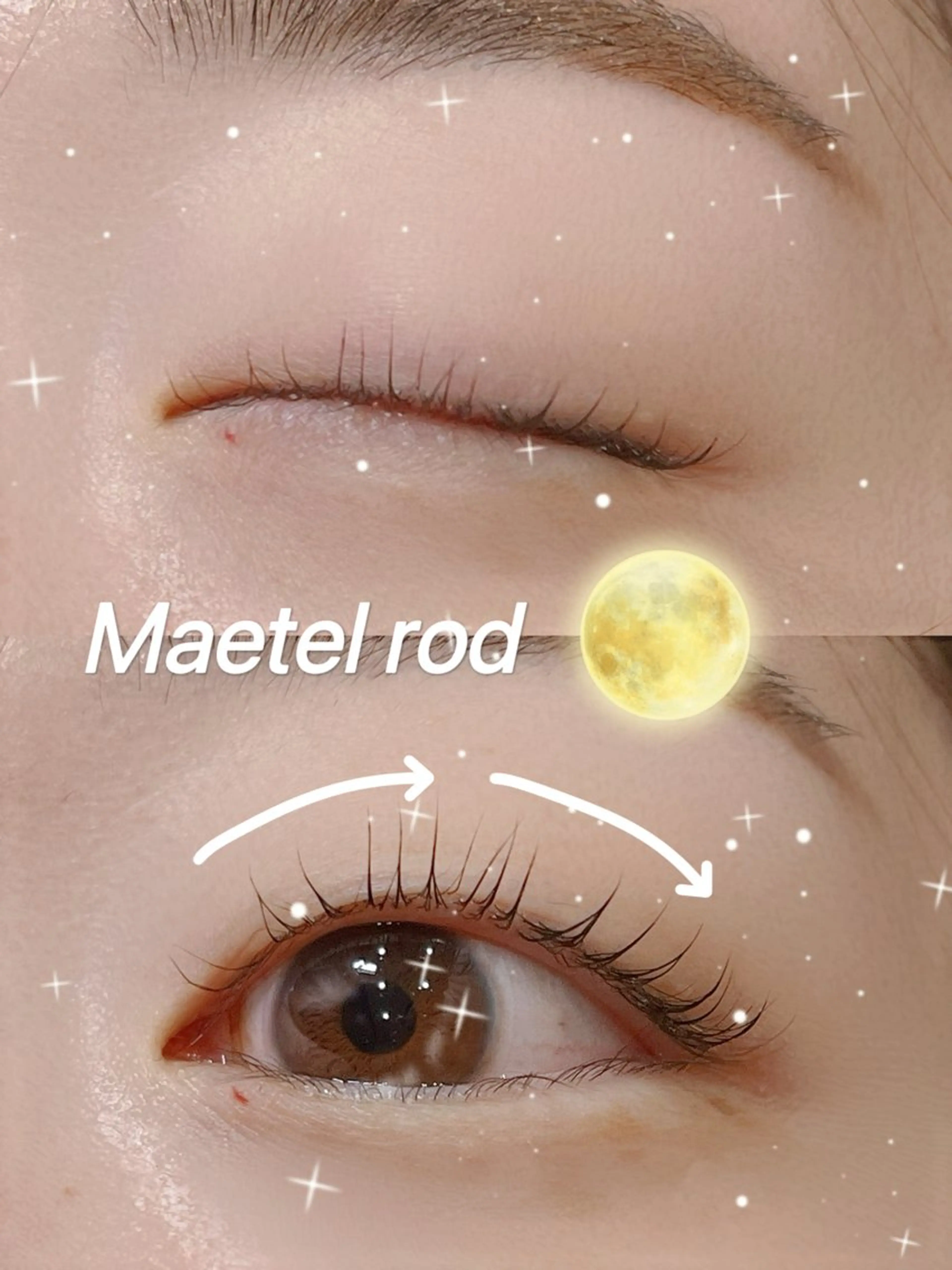 上下まつ毛パーマの写真