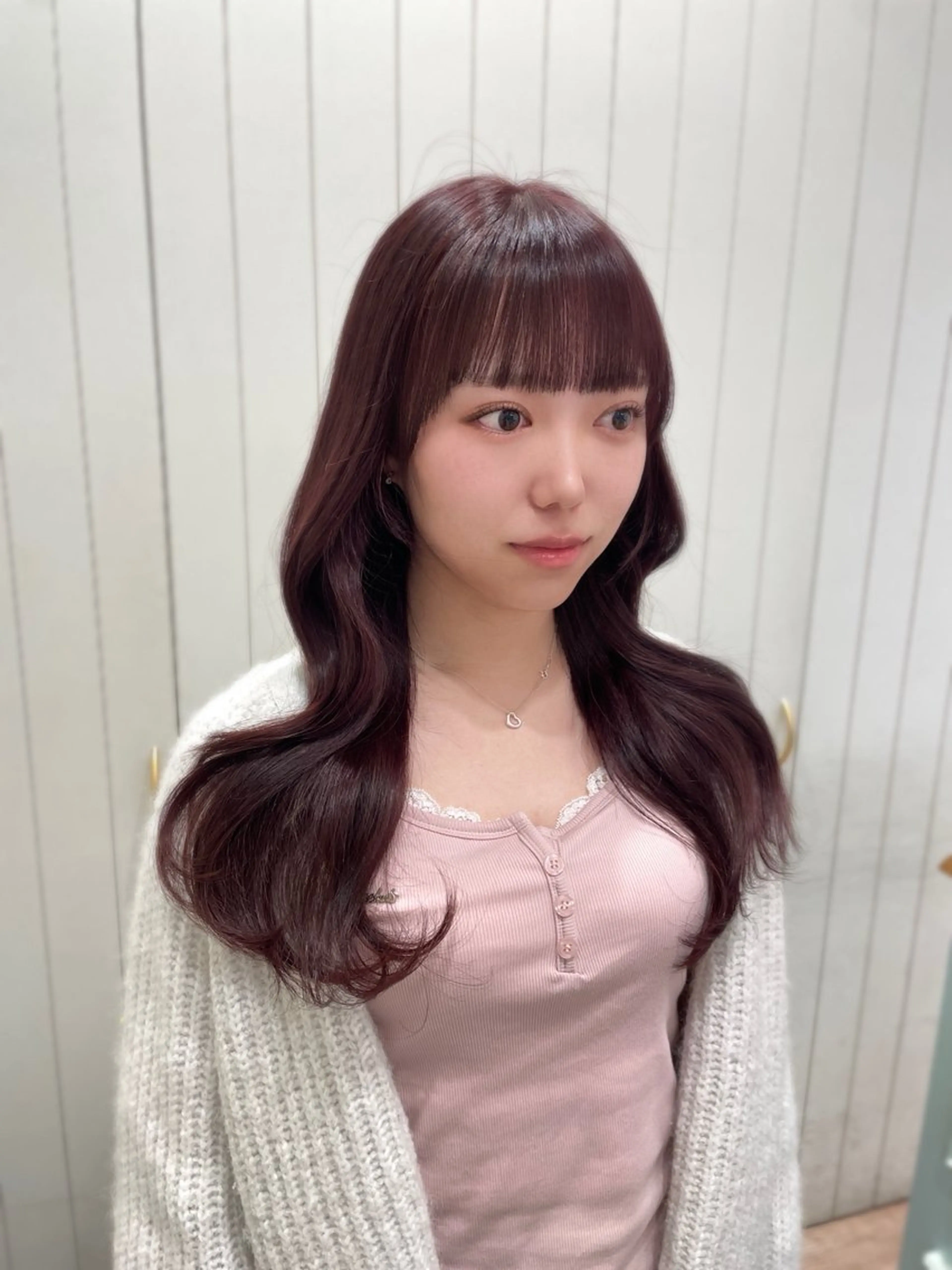 ロング カット ヘアカラー 韓国／大宮／レイヤー 🤍AYA🤍のヘアスタイル