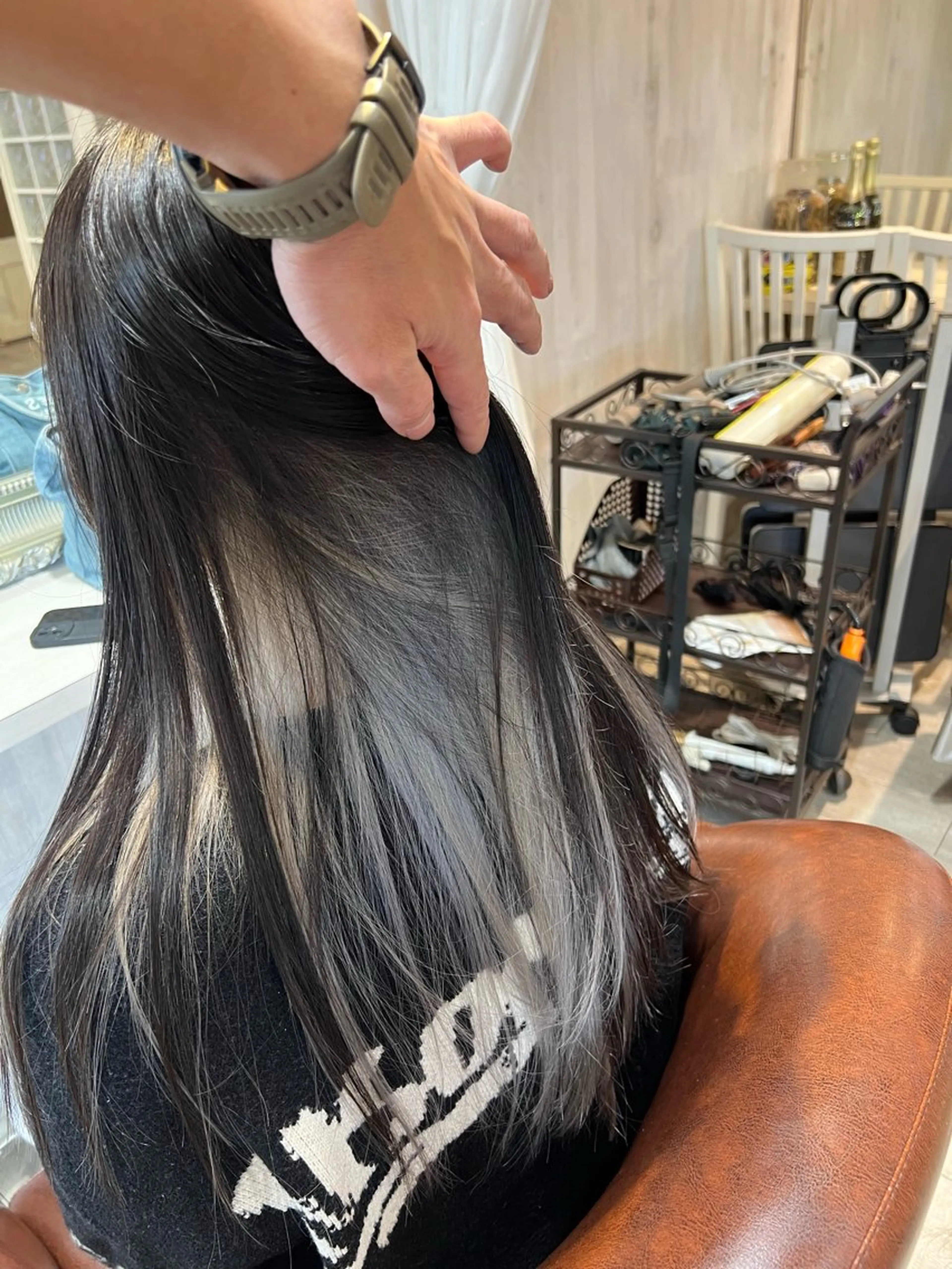 ロング カラー ヘアカラー トリートメント カラー400種類以上 ♪宮崎 健AmanSのヘアスタイル