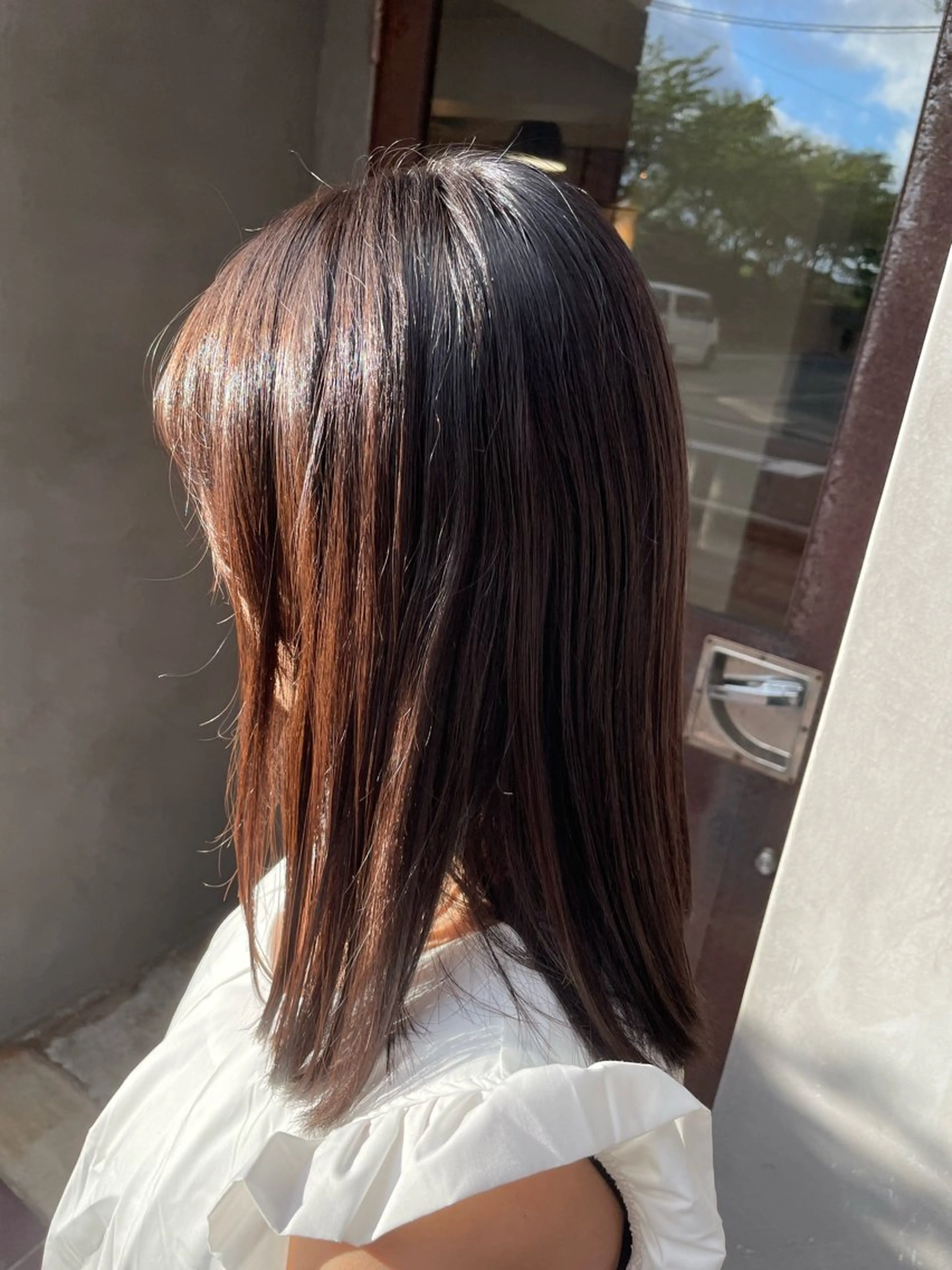 ミディアム 髪質改善 en:s【新潟万代】 🌈川瀬瑠那のヘアスタイル