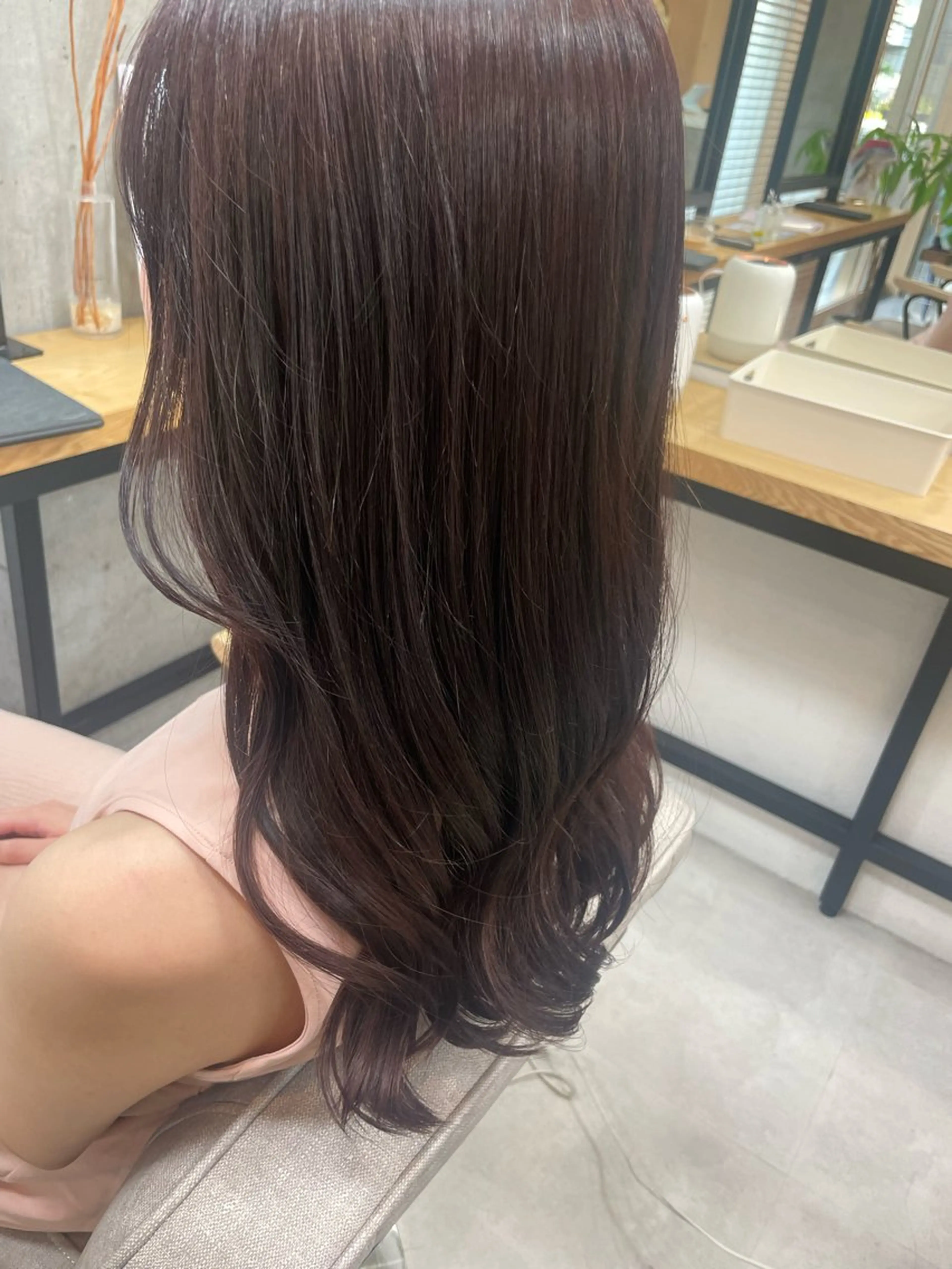 セミロング カット 縮毛矯正 ami🍊hair salon soilのヘアスタイル