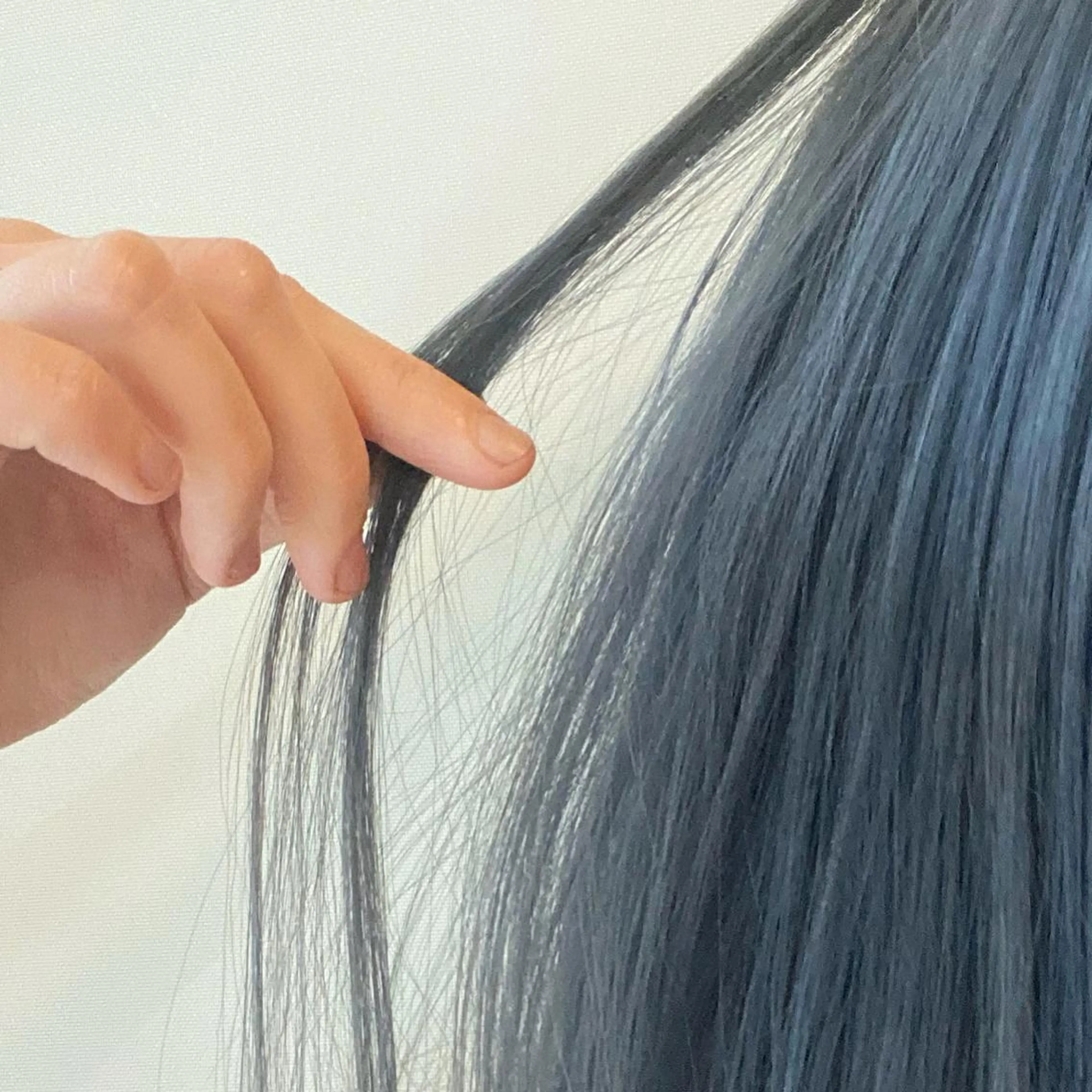 ミディアム カラー ヘアアレンジ ブルーカラー GIVET (ジヴェ)所属・撮影モデル募集 🦋soemikaのヘアスタイル