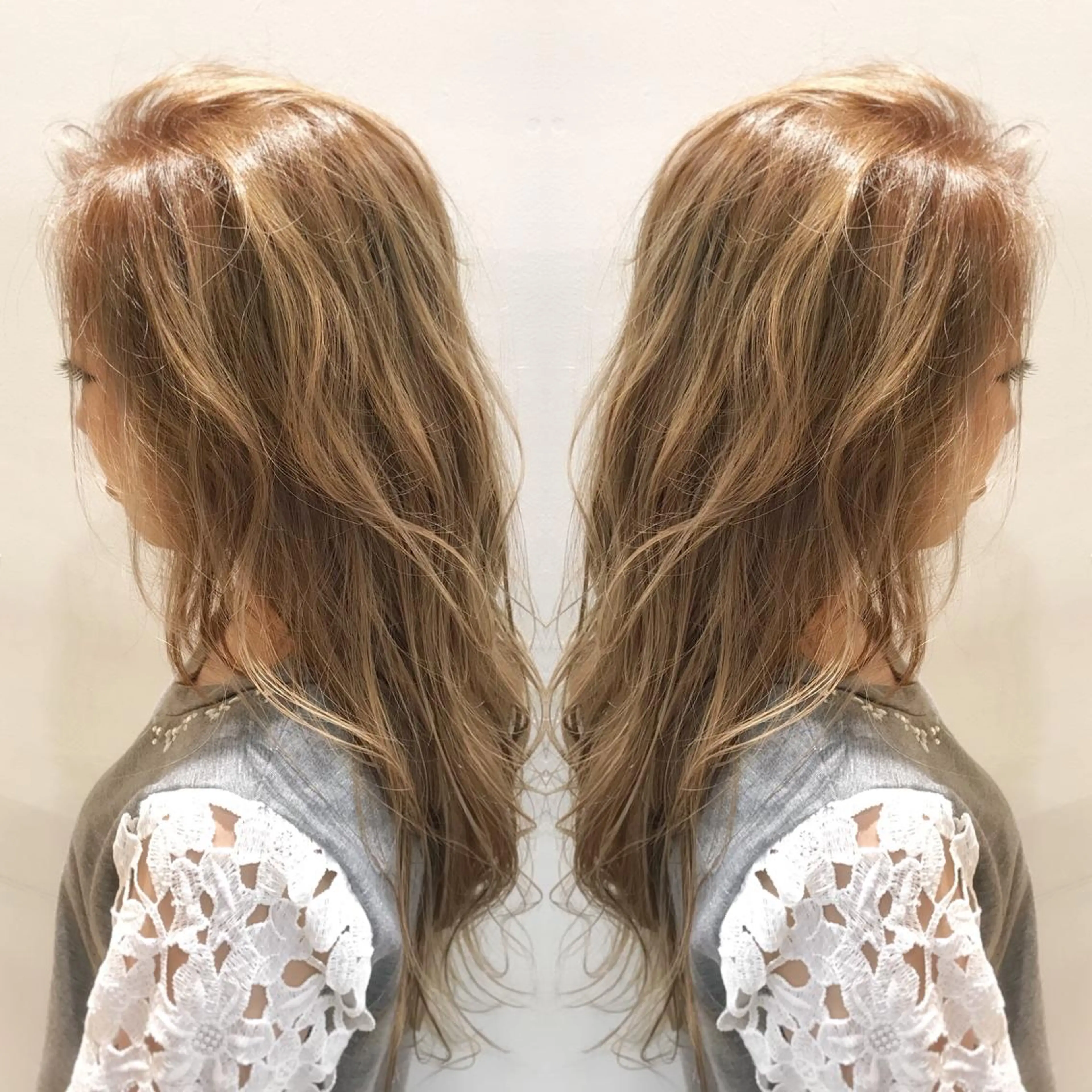 ロング カット ヘアカラー slow所属・名取 純平のヘアスタイル