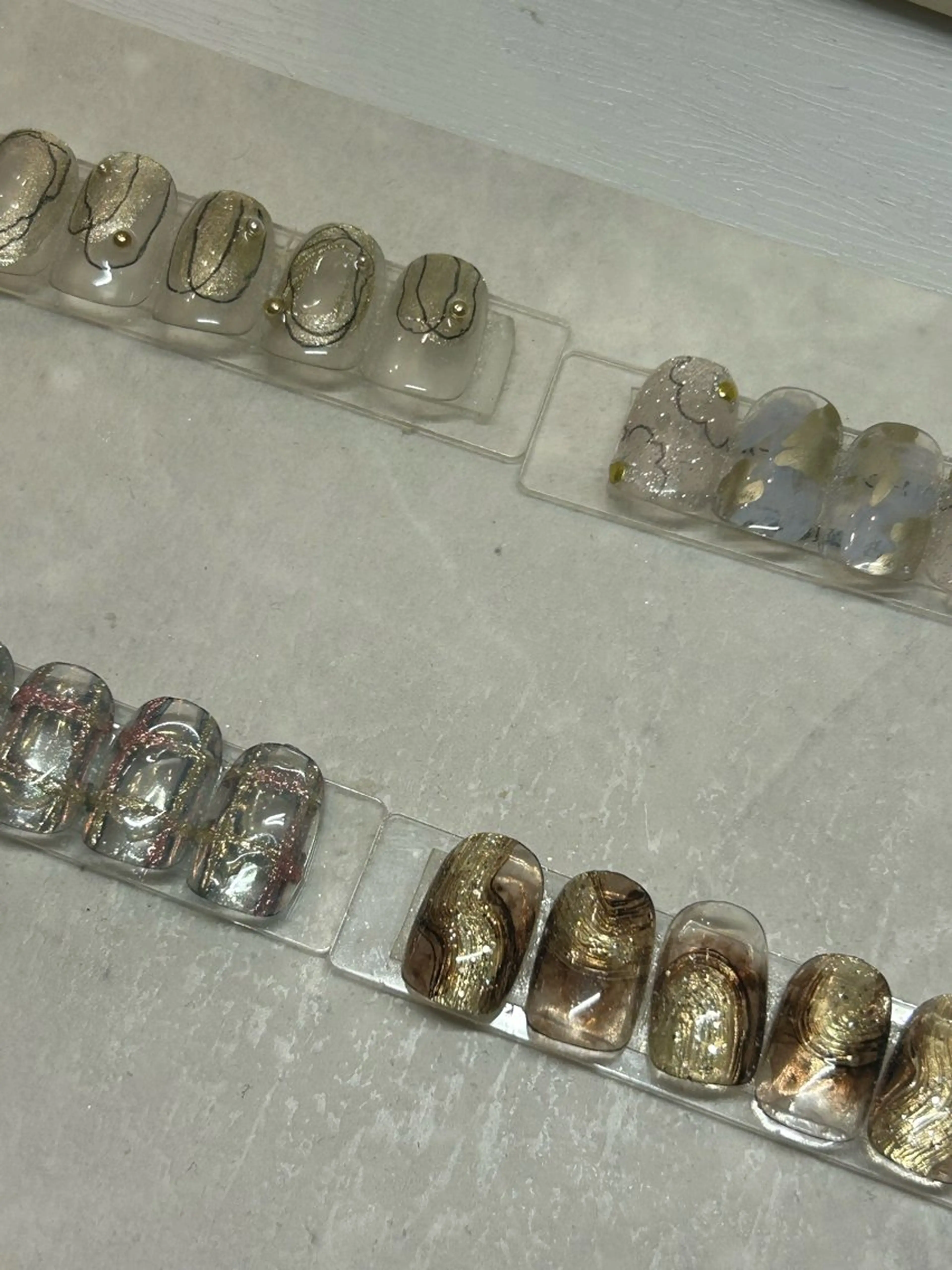 ネイル クリアネイル ニュアンスネイル katarina🪐 filonnailのネイルデザイン