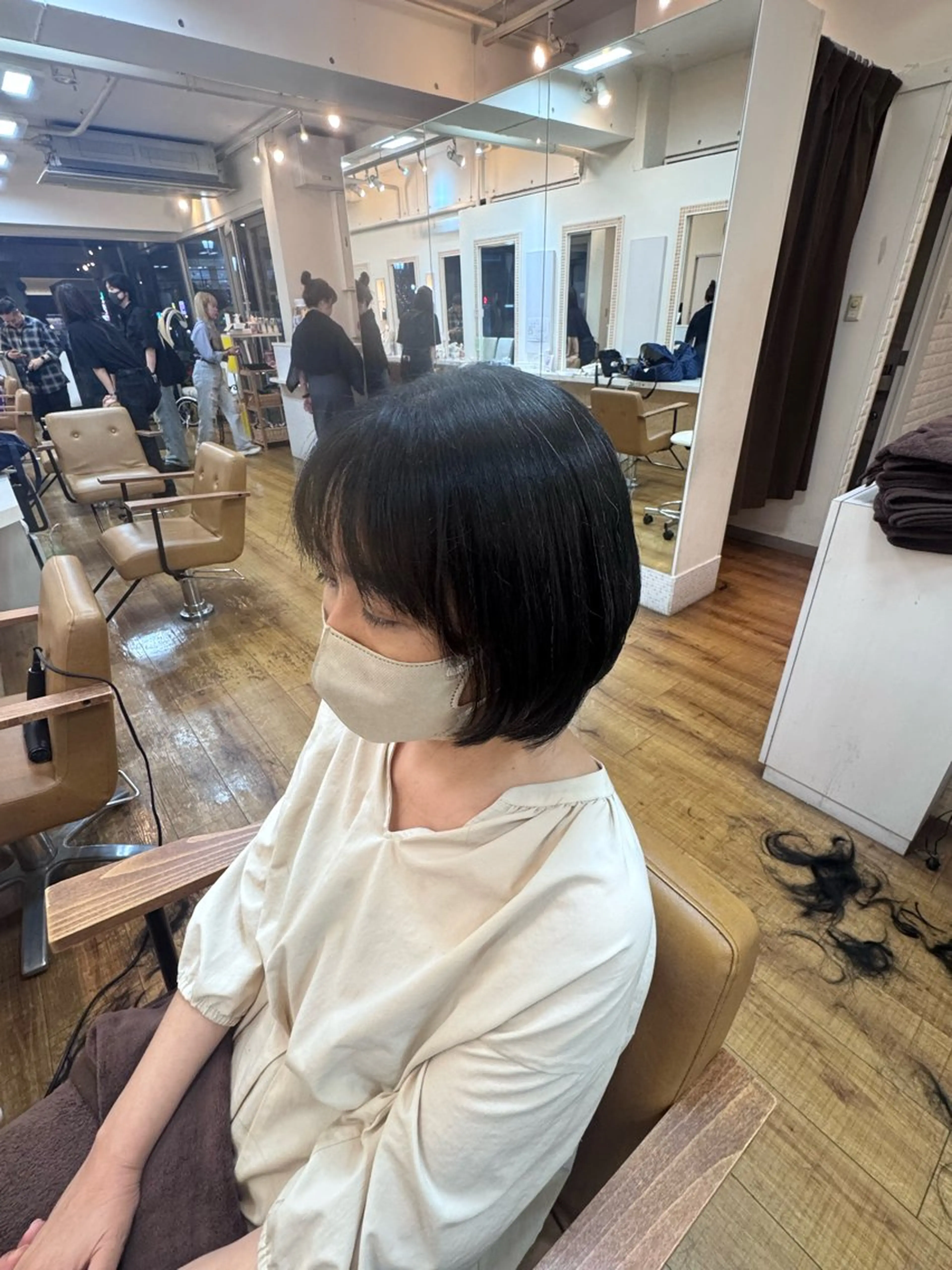 ショート KAMI-YU所属・森 千明のヘアスタイル