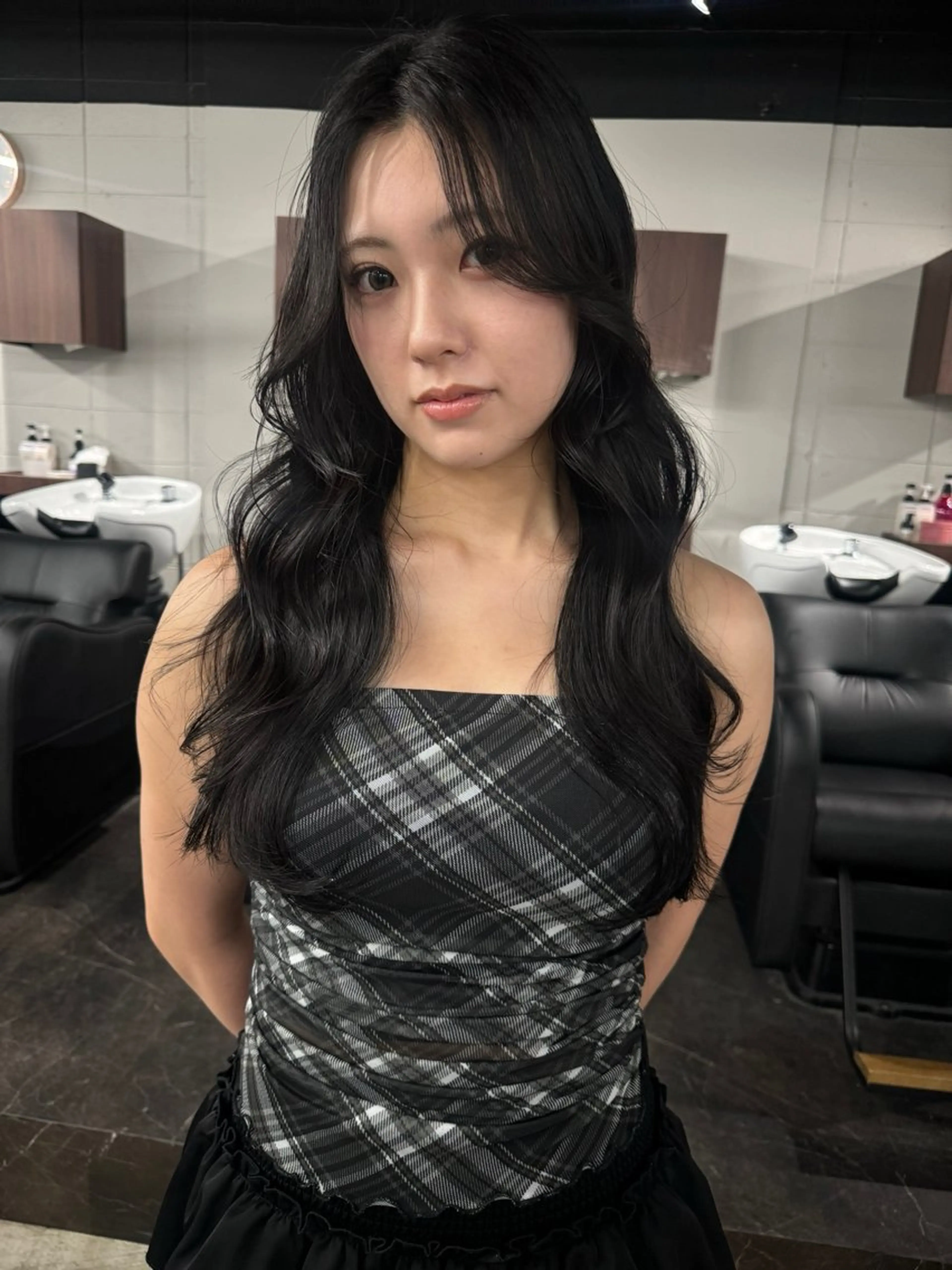 セミロング カット トリートメント Pia/KIRIA /福岡美容室のヘアスタイル