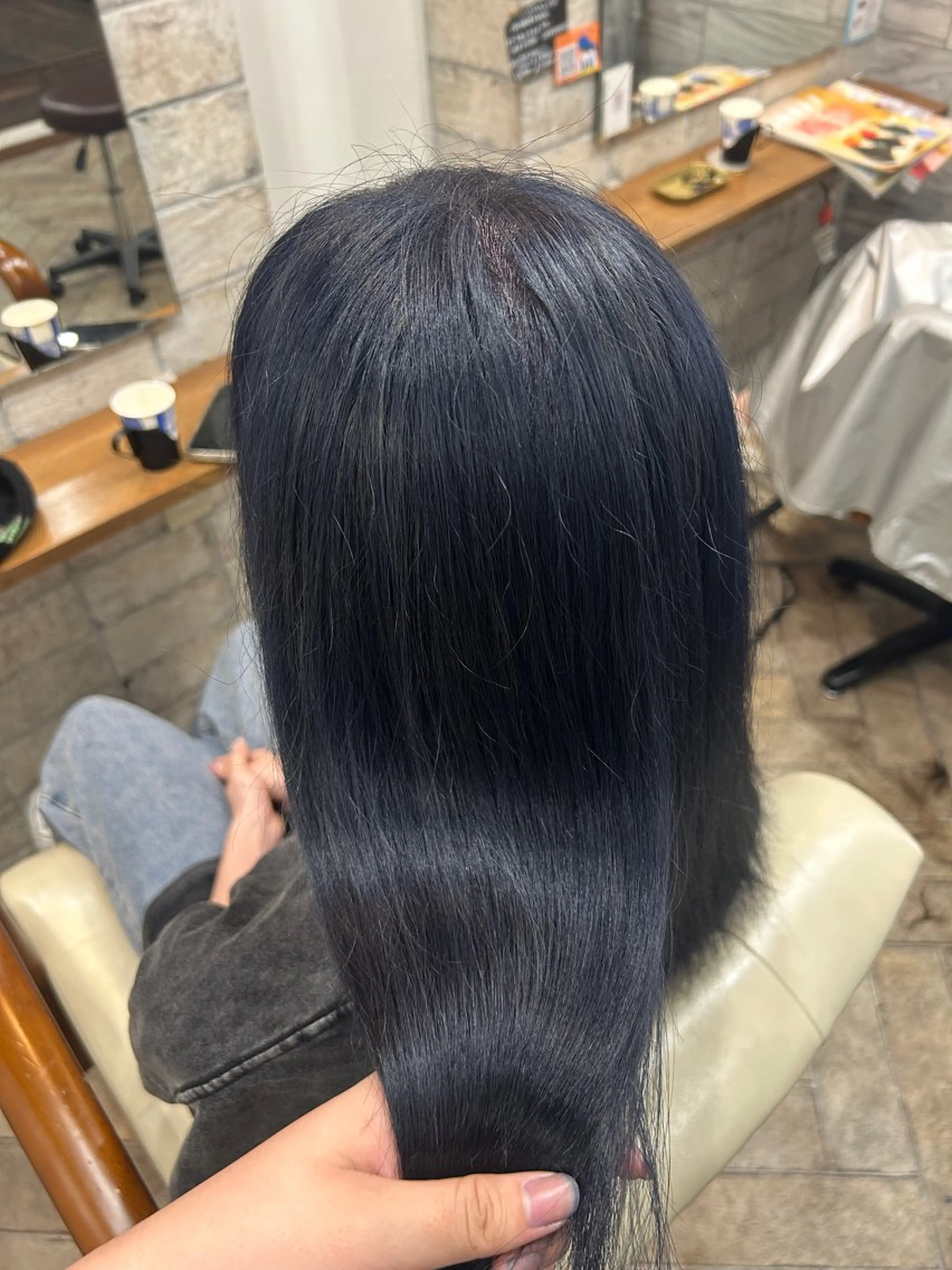 カラー ネイビーカラー ヘアカラー 中津 /kipi アカネのヘアスタイル