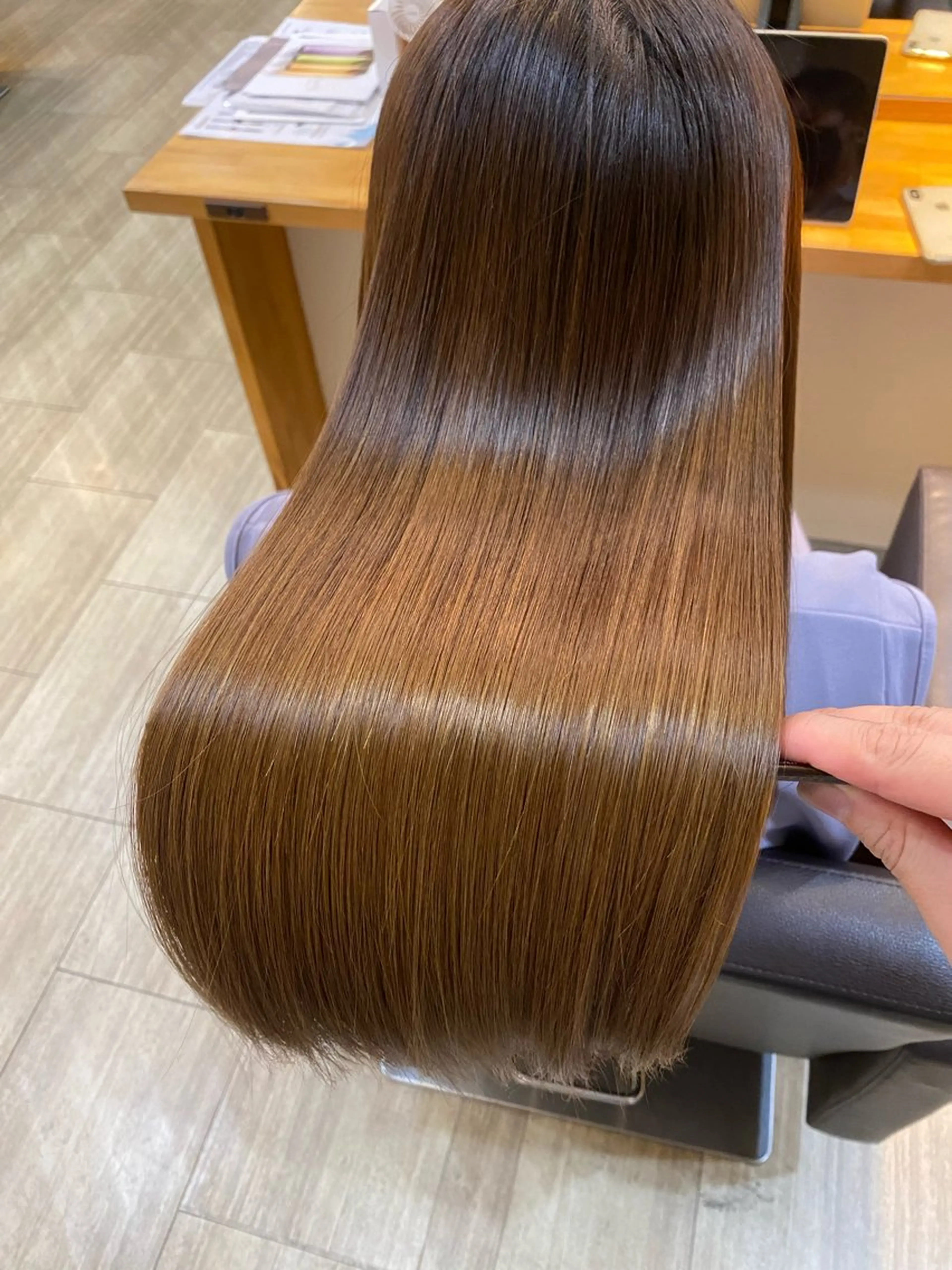 セミロング 髪質改善 トリートメント CABANON所属・和歌山髪質改善 那須優太のヘアスタイル