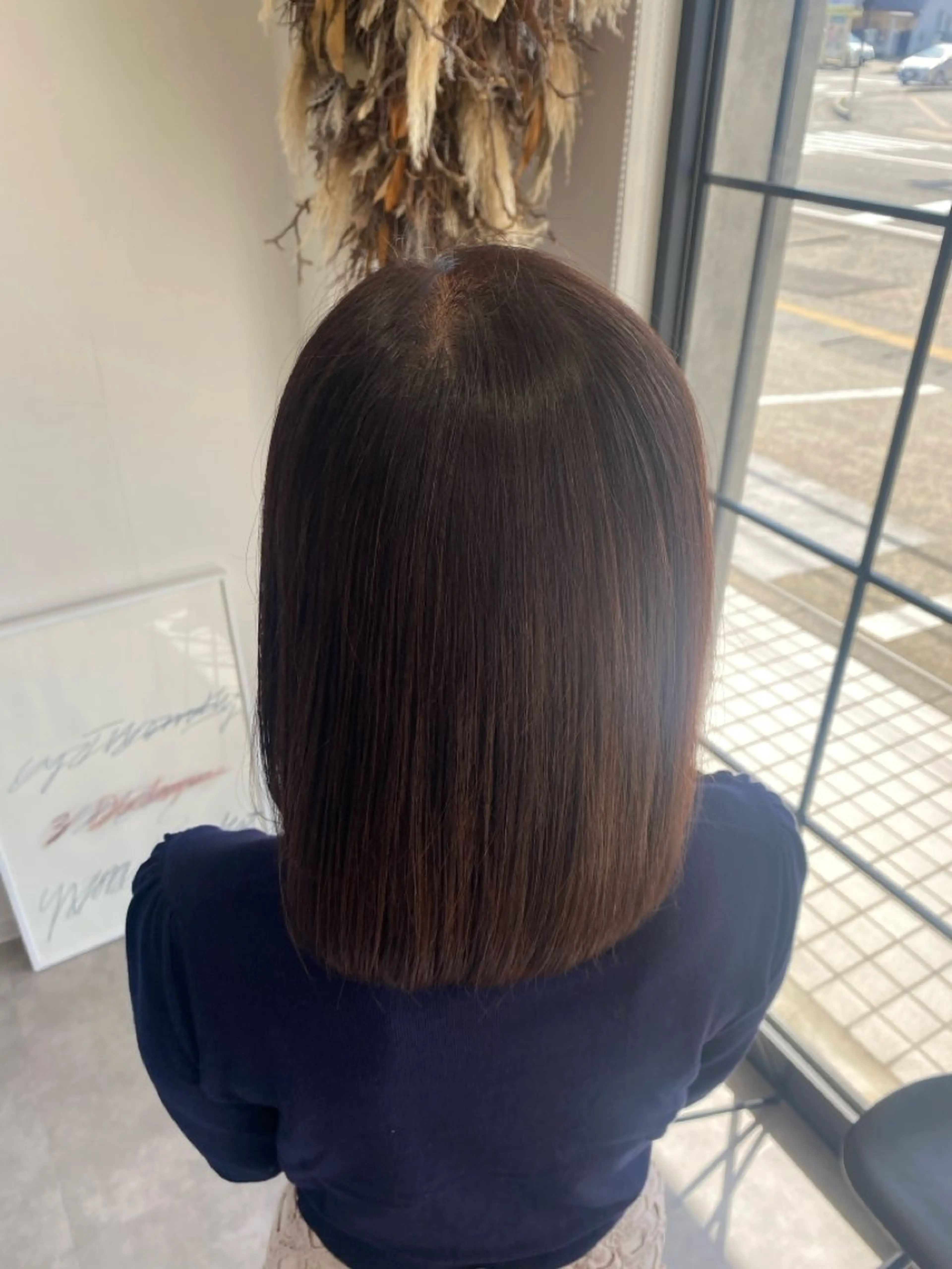 カラー ヘアカラー 新谷 結菜のヘアスタイル