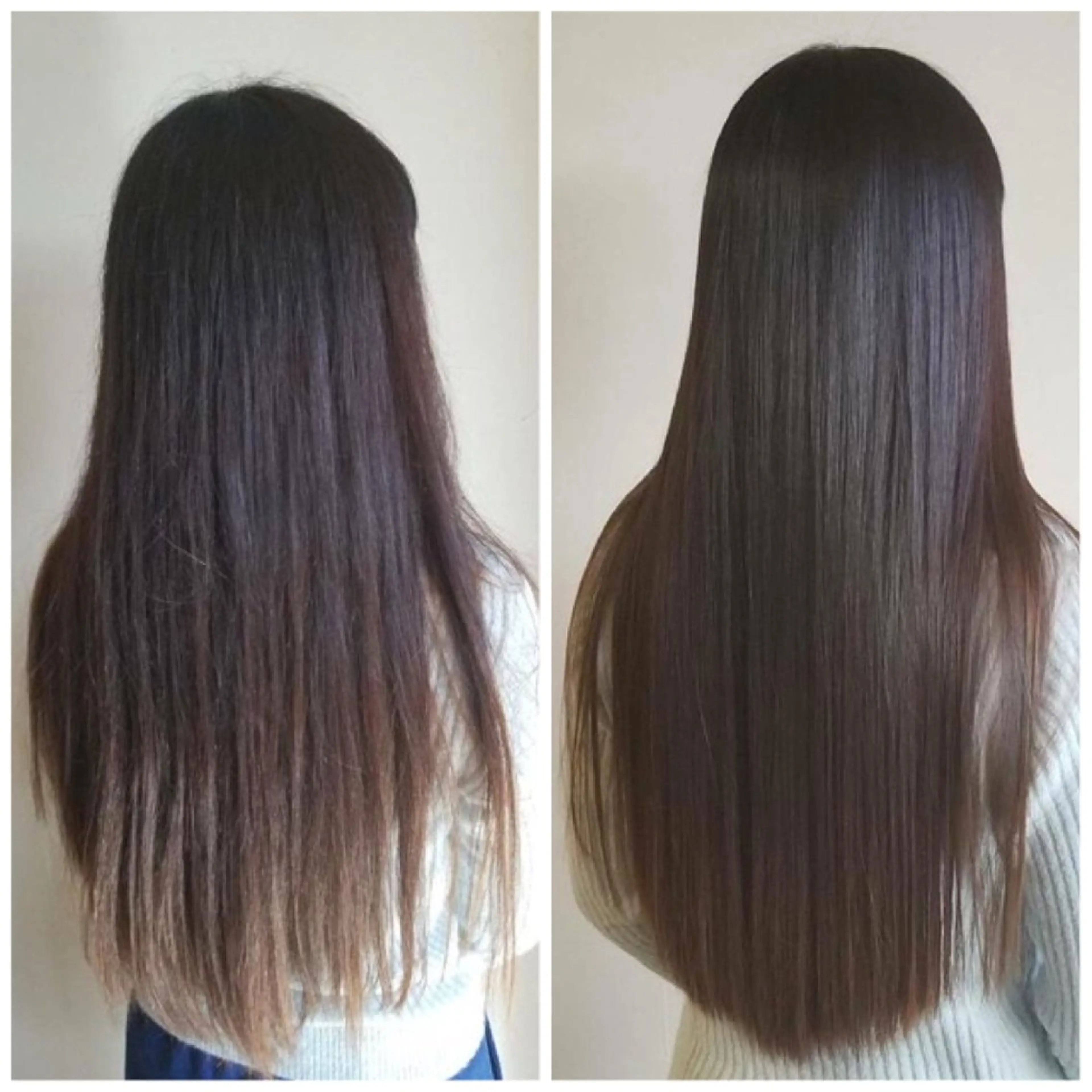 ロング パーマ トリートメント 酸性ストレート ストレートパーマ 髪質改善ストレート/ kurachiのヘアスタイル