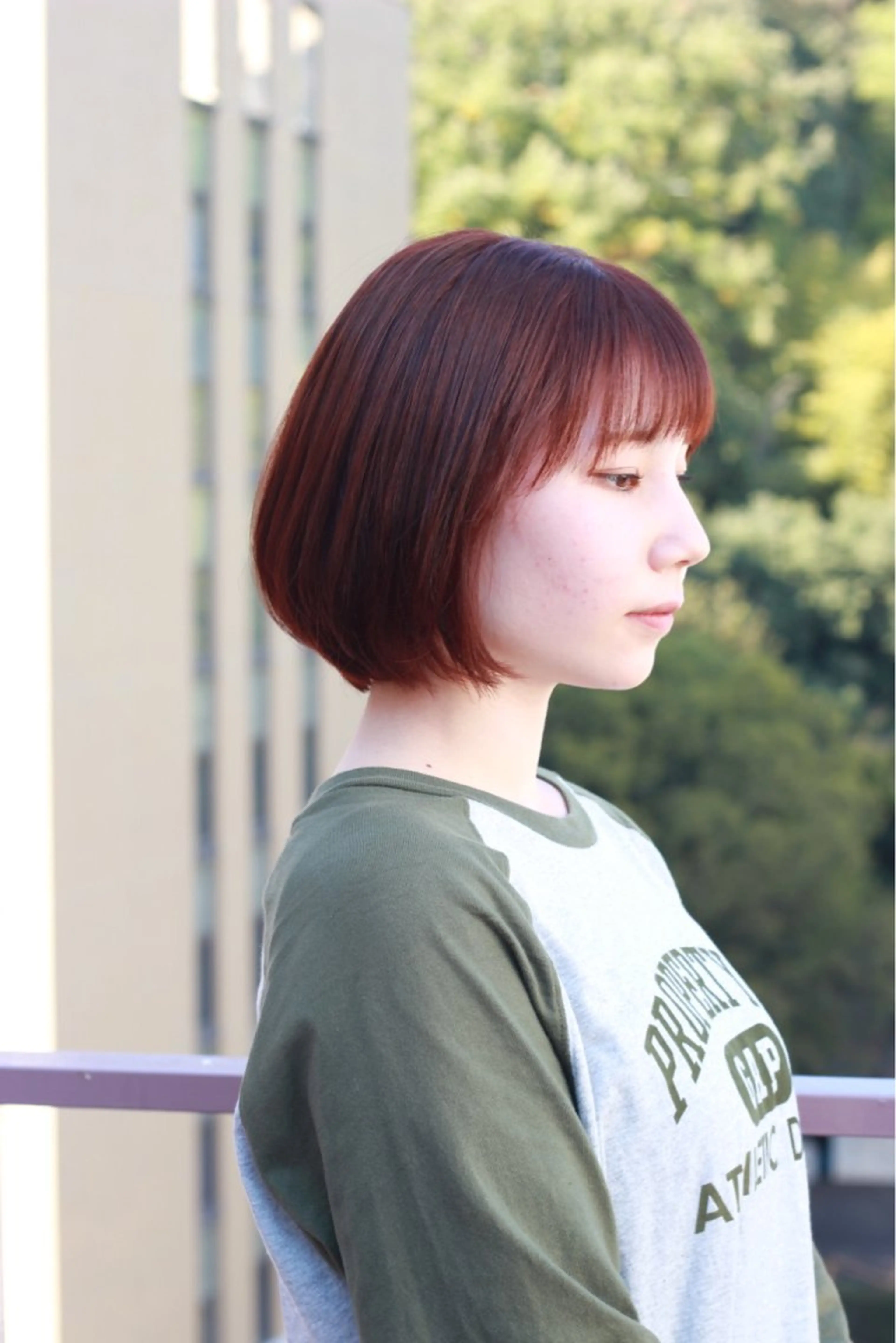 ショート カラー ブラウンカラー ピンクカラー ピンクブラウン カット ヘアカラー Viage （ビアージュ）のヘアスタイル