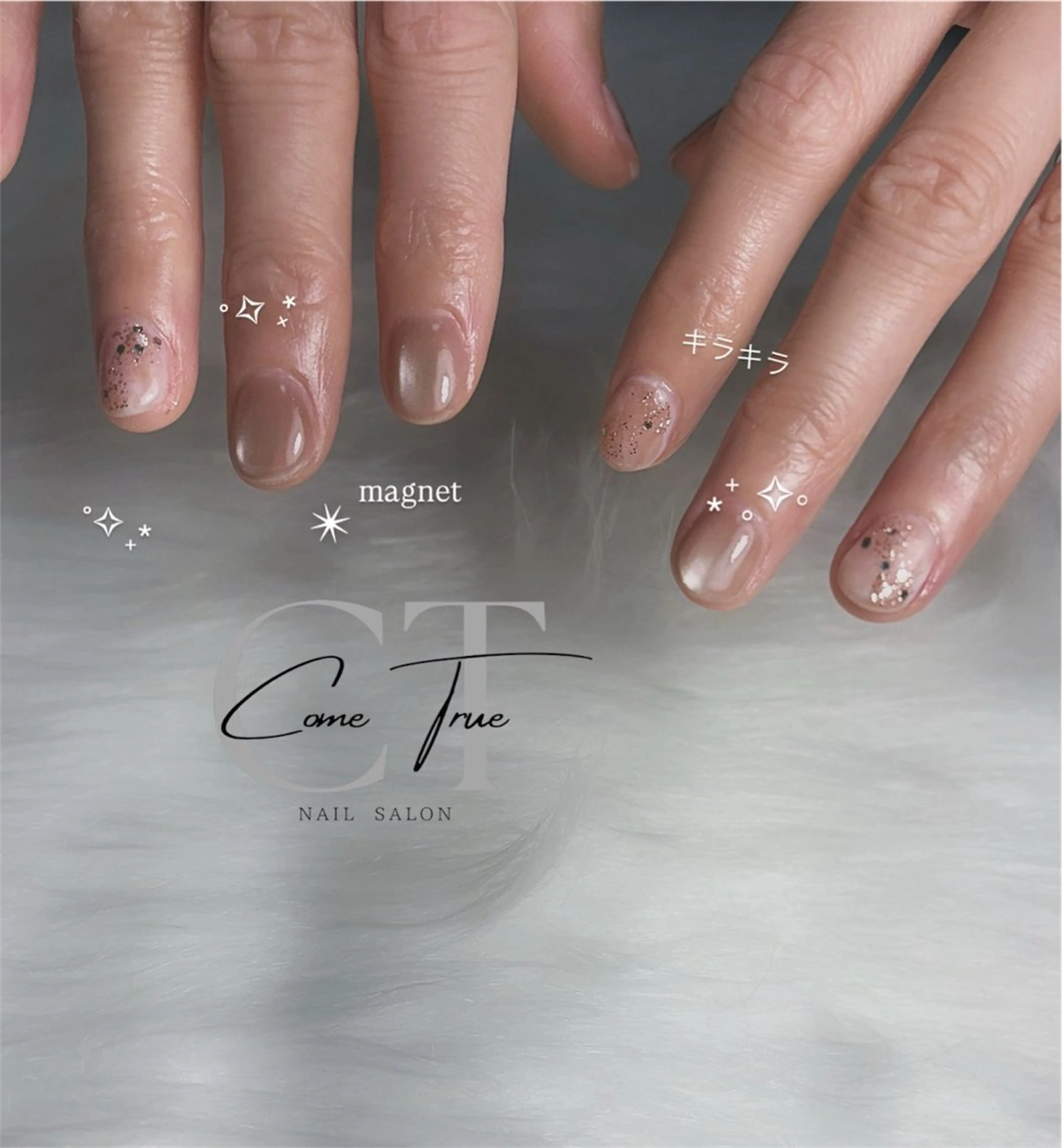 ネイル ショートネイル シンプルネイル nail salon come trueのネイルデザイン