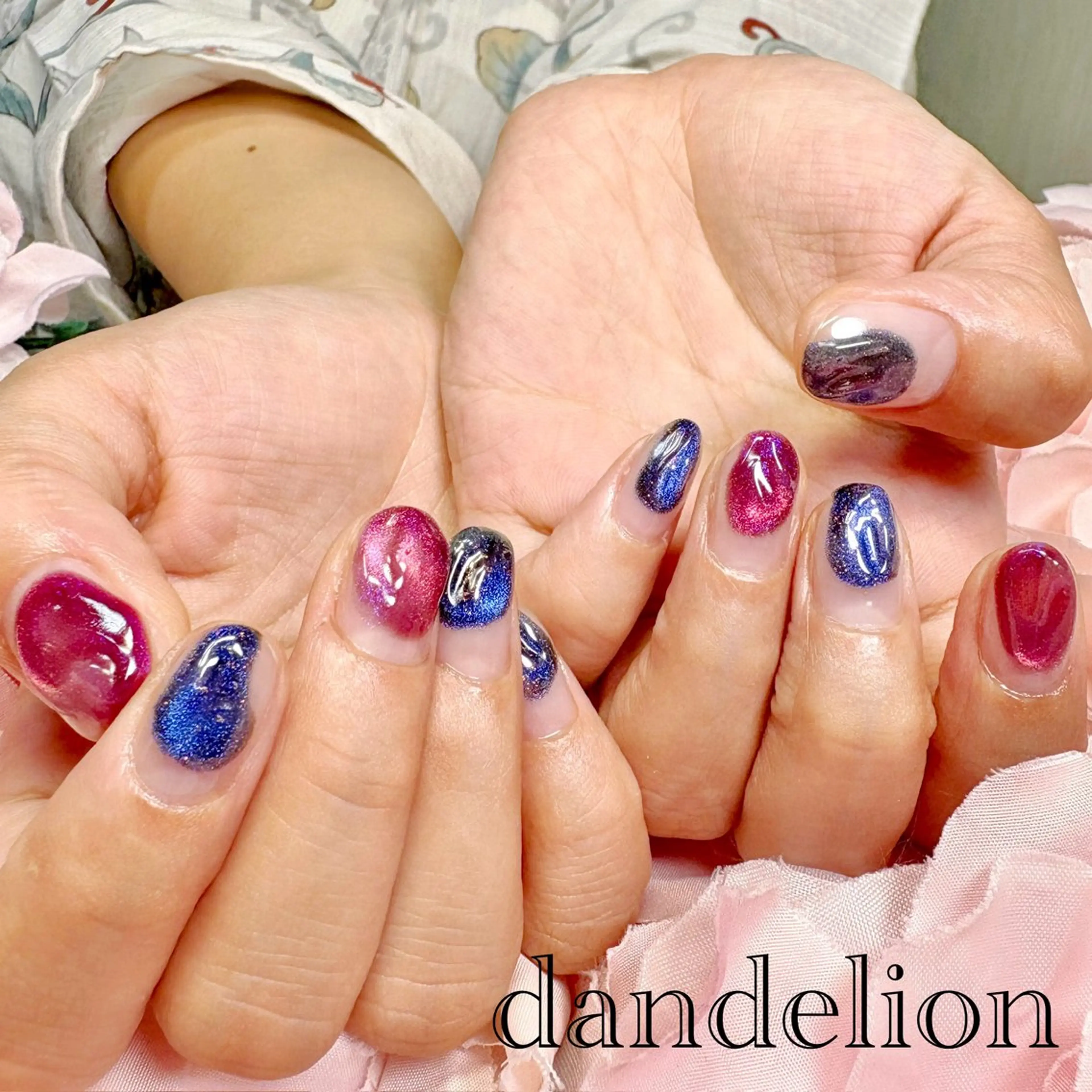 ネイル ハンドネイル ハンドケア dandelion ダンデライオンのネイルデザイン