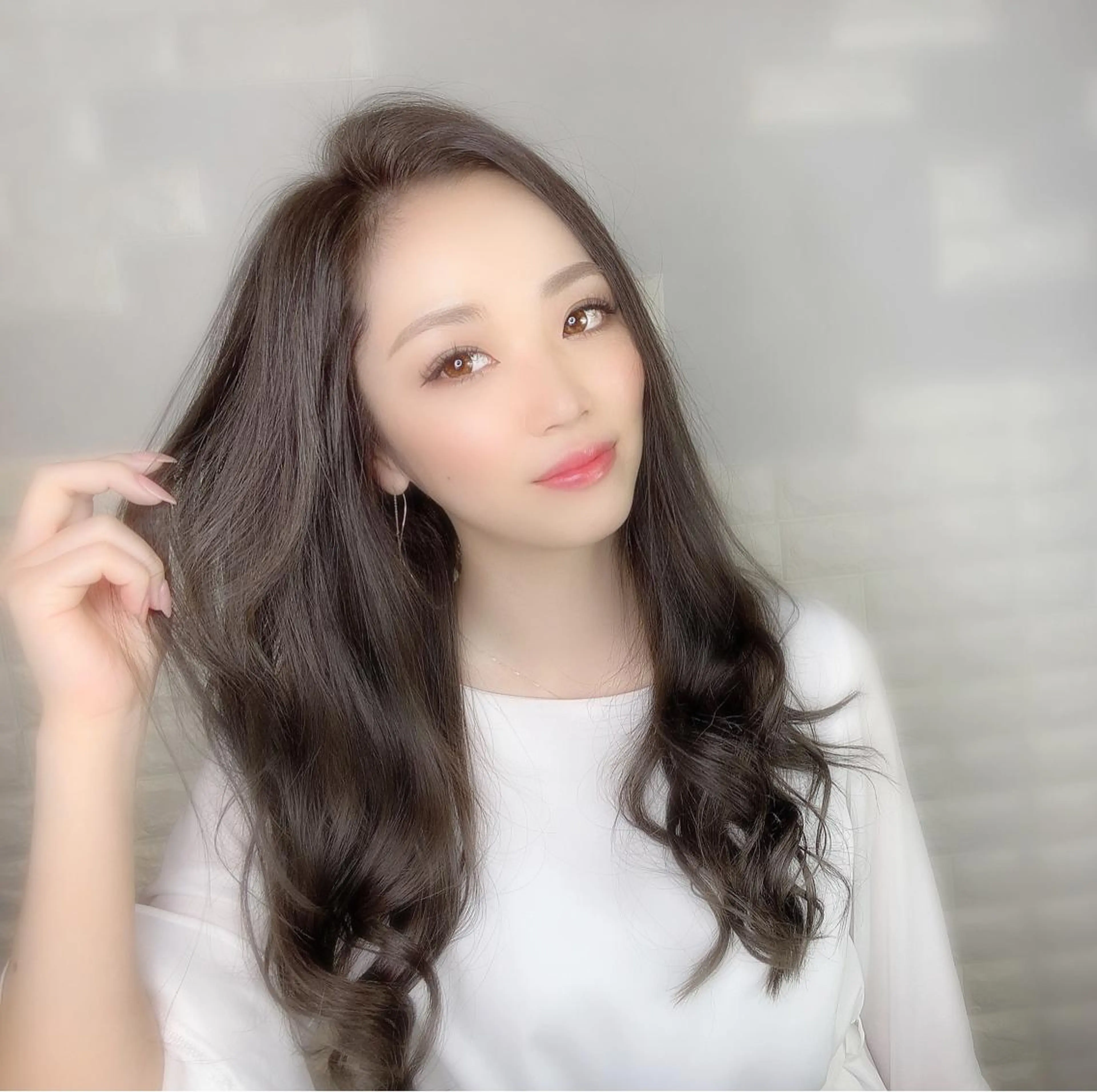 ロング カラー ヘアアレンジ 編み込みエクステ プルエクステ シールエクステ エクステ エクステ Shelltie Fiel (シェルティフィエル)所属・次世代シールエクステ 錦糸町 小泉 朋之のヘアスタイル