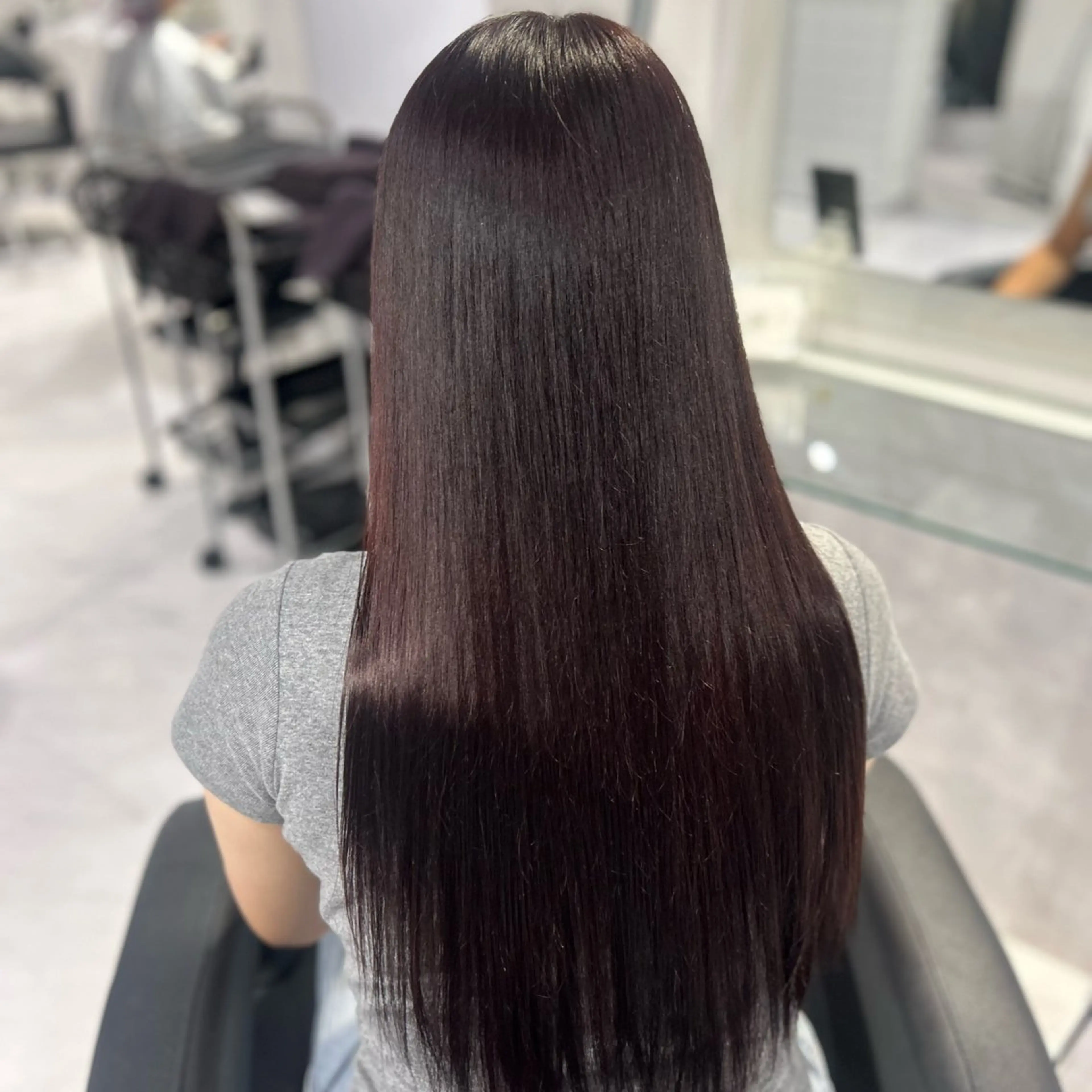 ロング カラー ヘアカラー トリートメント 表参道/透明感カラー /暗髪/ジュキヤのヘアスタイル