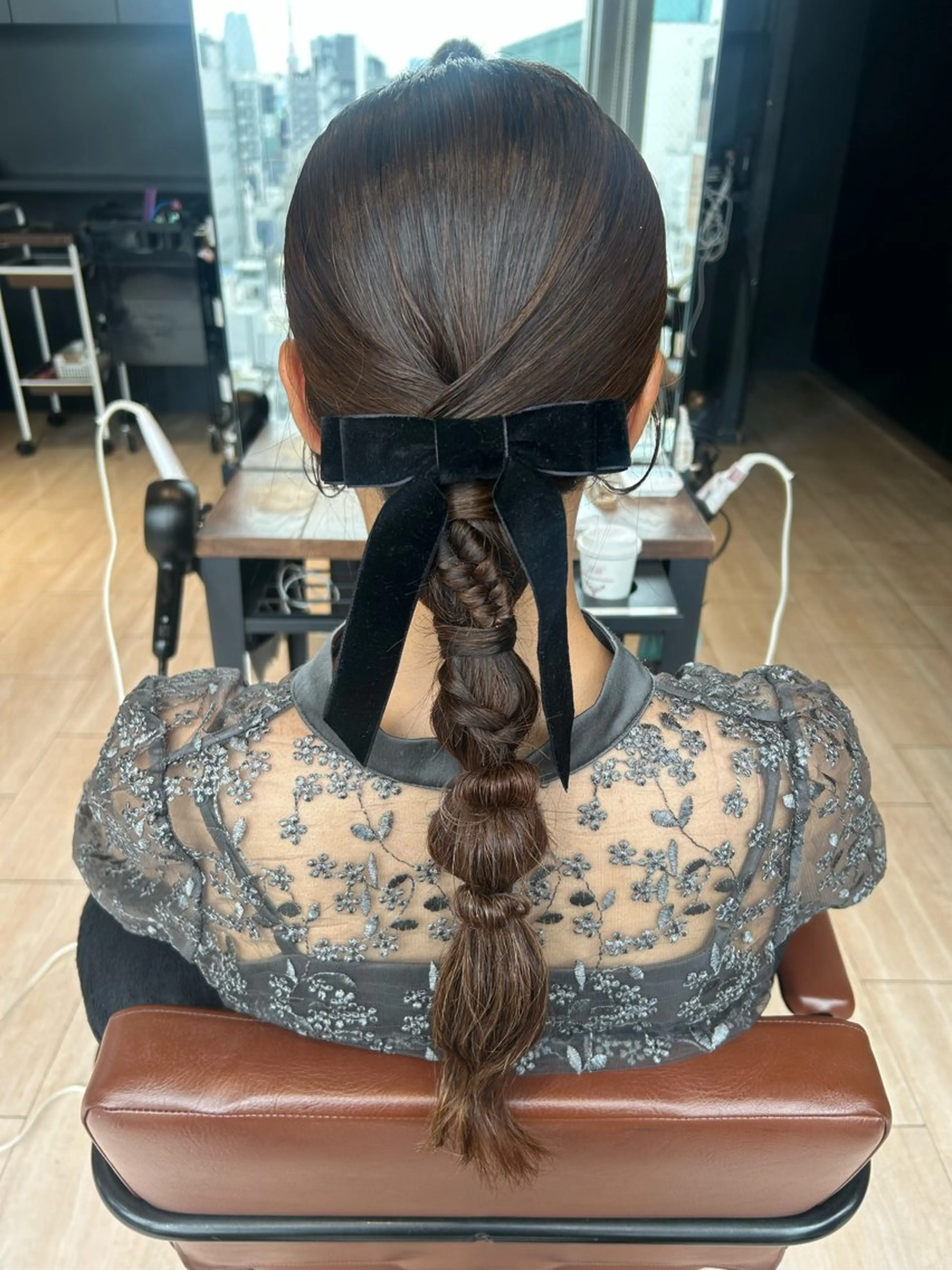 ヘアアレンジ ヘアセット 🎀大竹美侑／顔まわ りカット／レイヤーのヘアスタイル