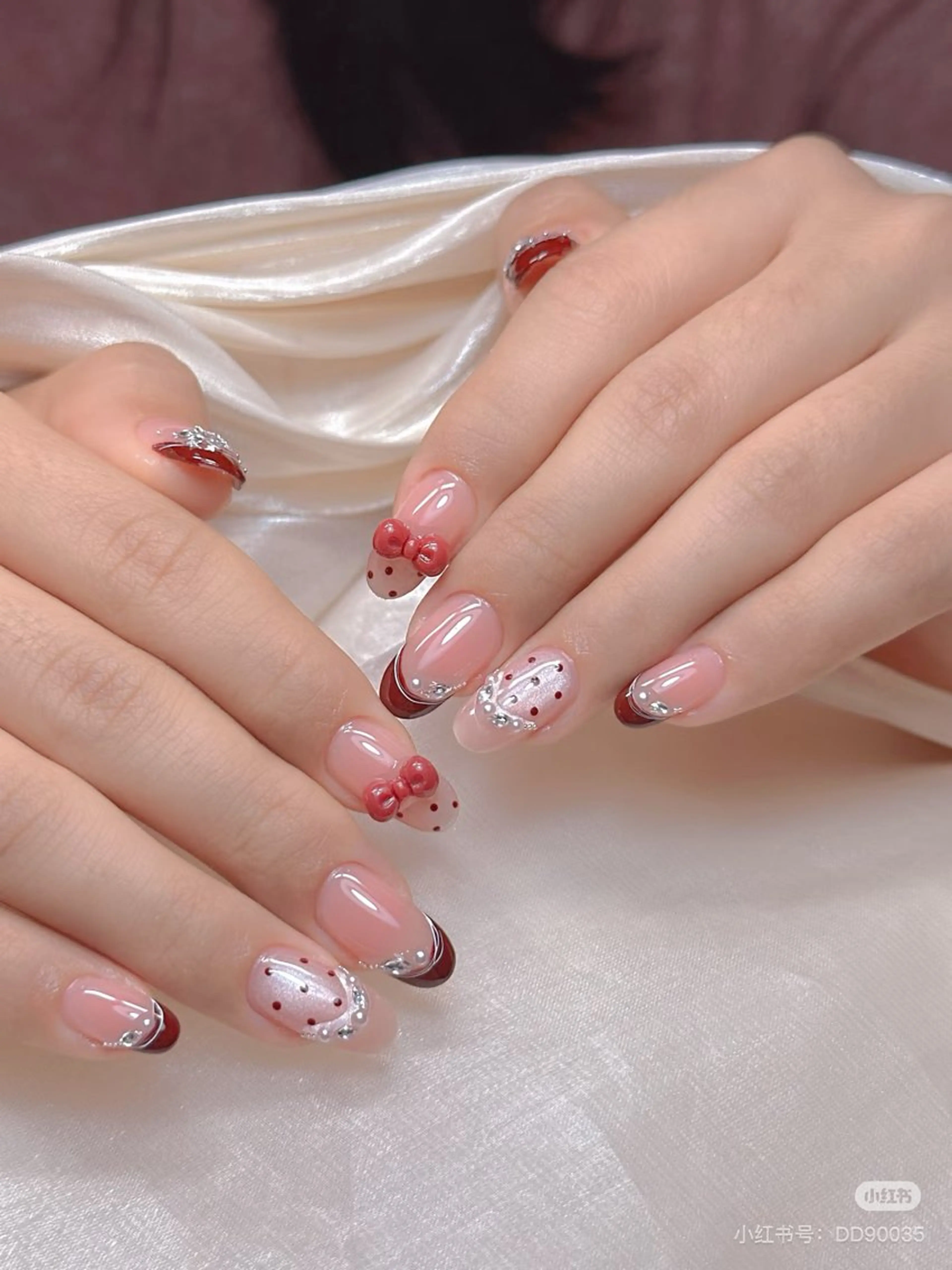 ネイル BiEiネイルサロン所属・BiEi ネイルサロン長さ出しのネイルデザイン