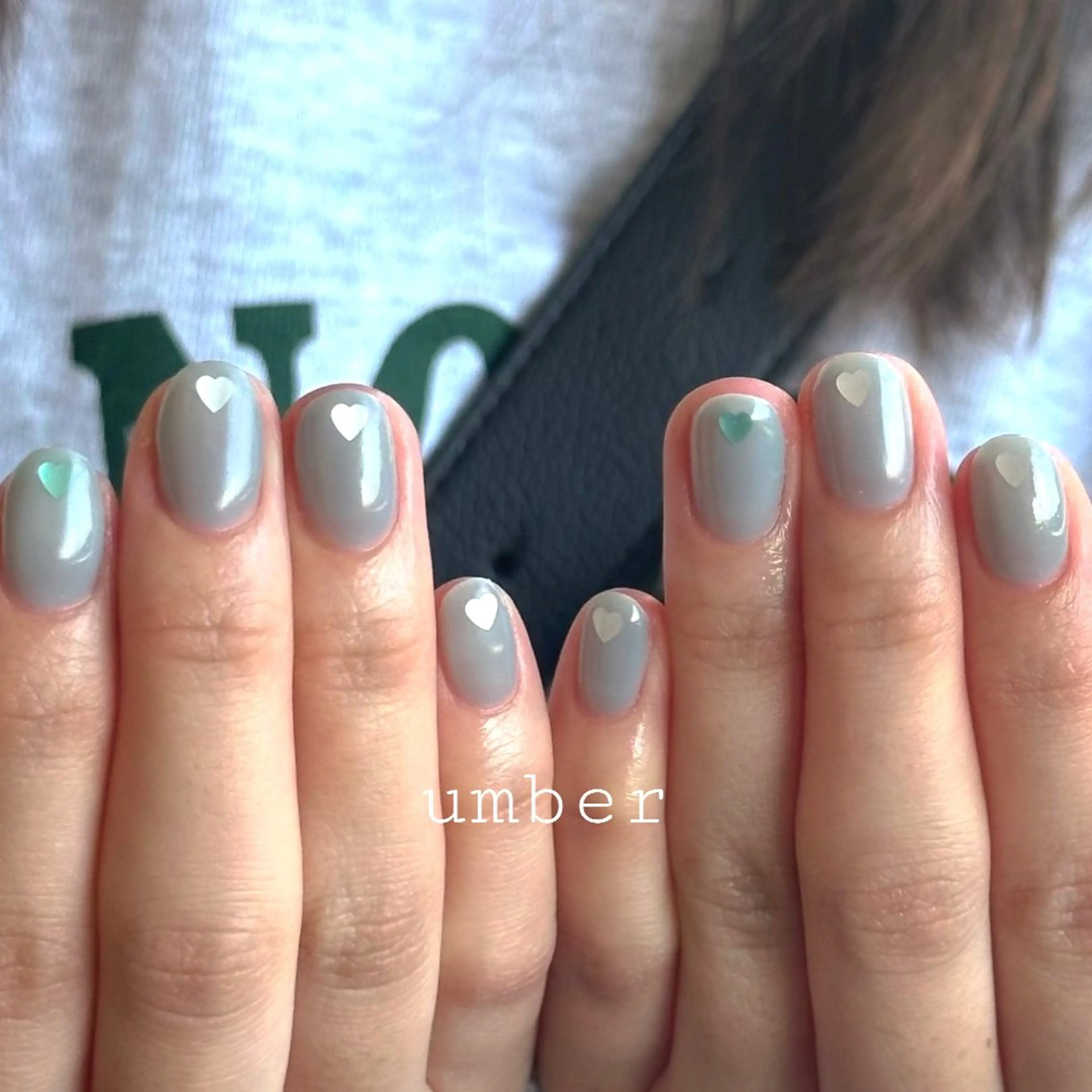 ネイル ハンドネイル umber 三茶1分のネイルデザイン