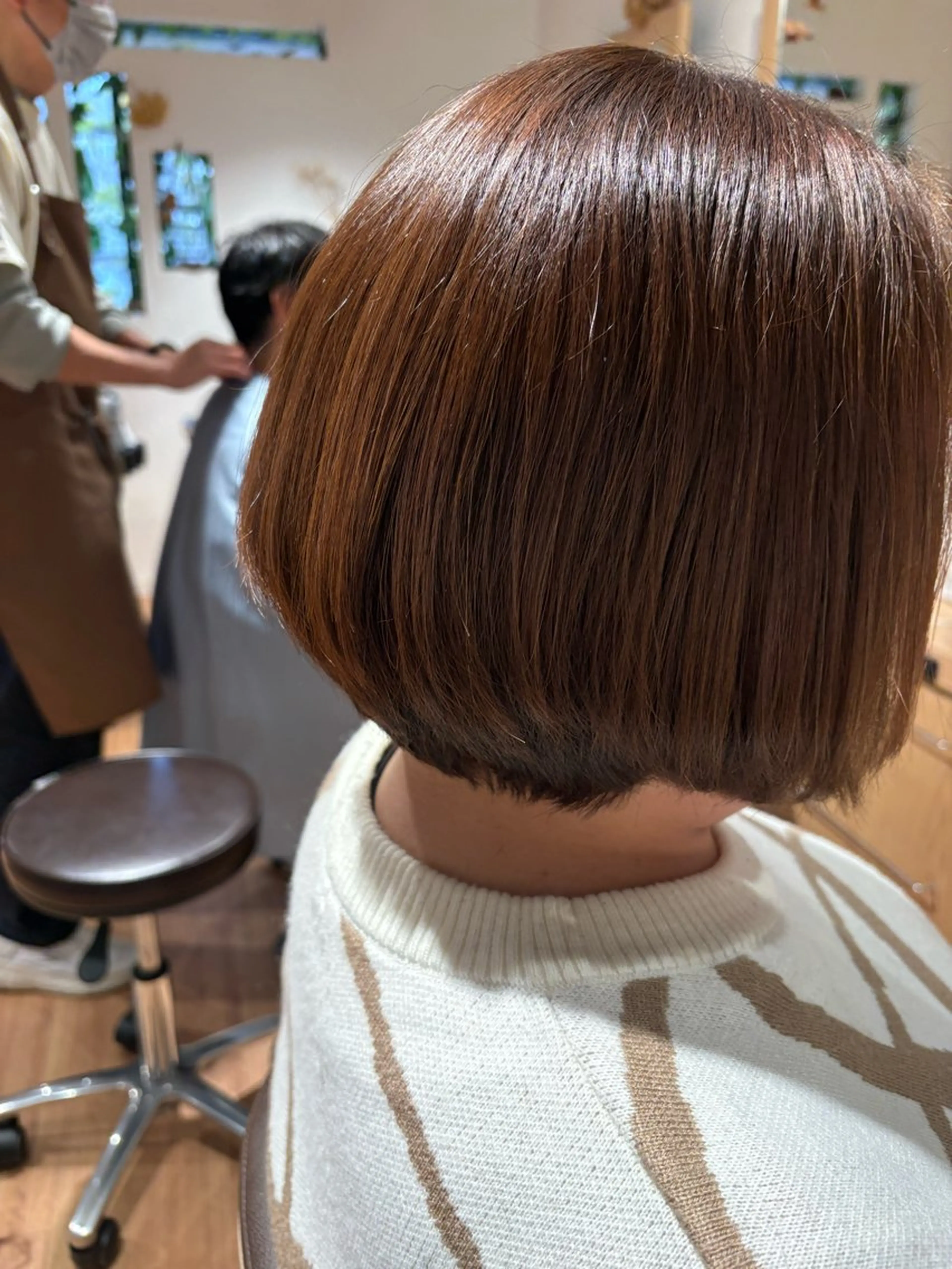 ショート カラー カット ヘアカラー ヘアーアンベリール ことねのヘアスタイル