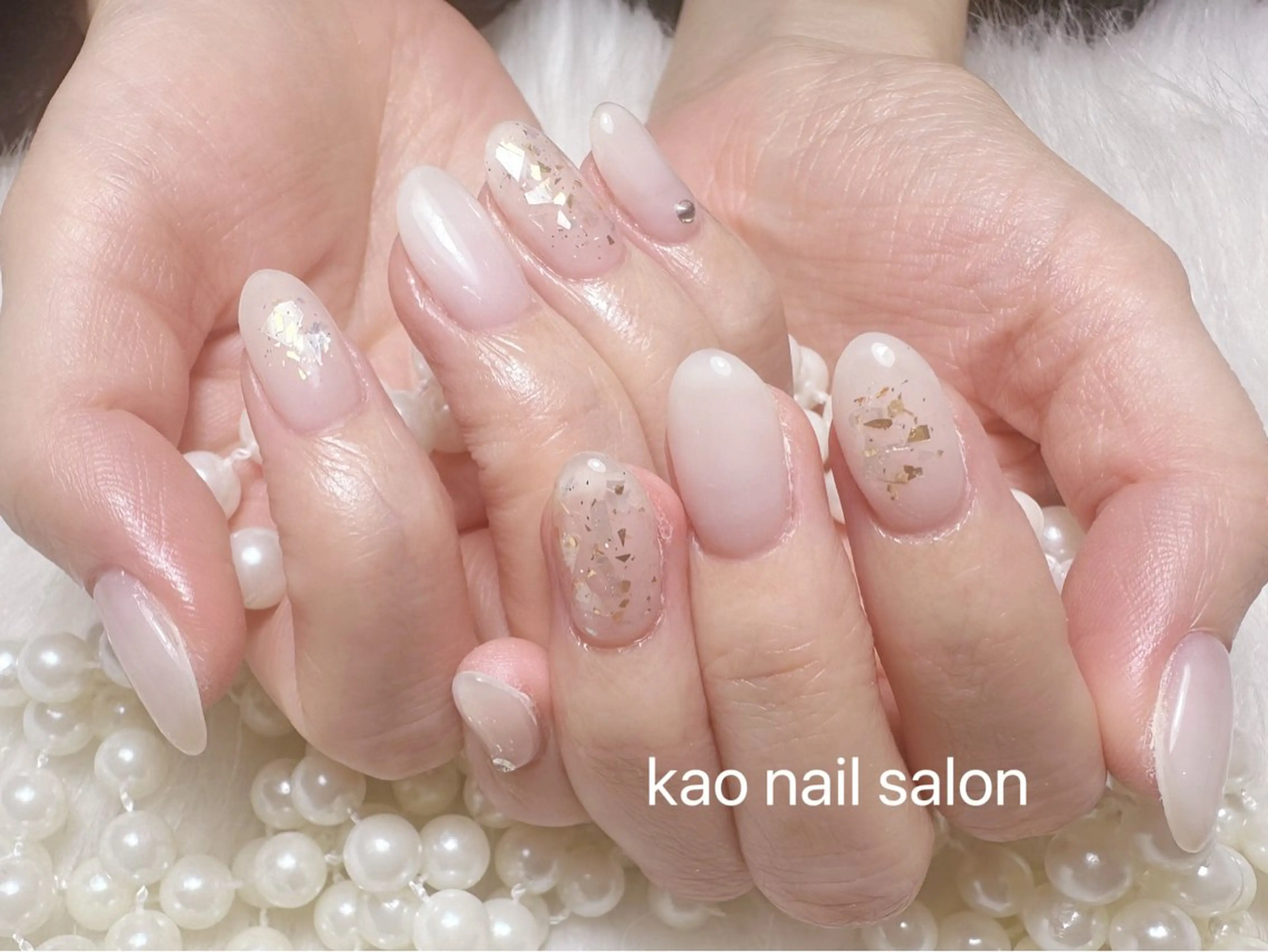 ネイル ハンドネイル kao nail マグネット/長さだしのネイルデザイン