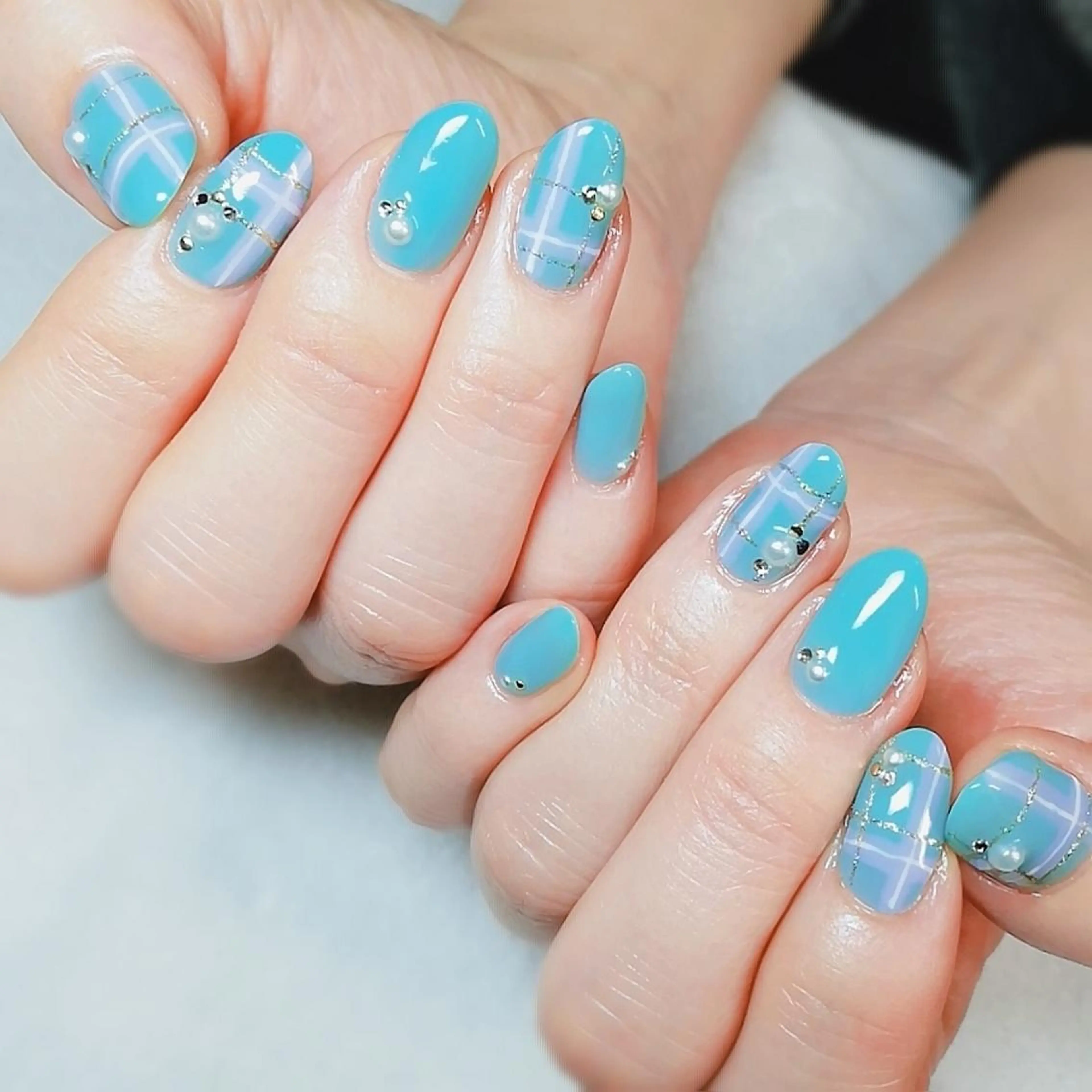 ネイル アートネイル ワンカラーネイル ハンドネイル 柴崎 美幸のネイルデザイン