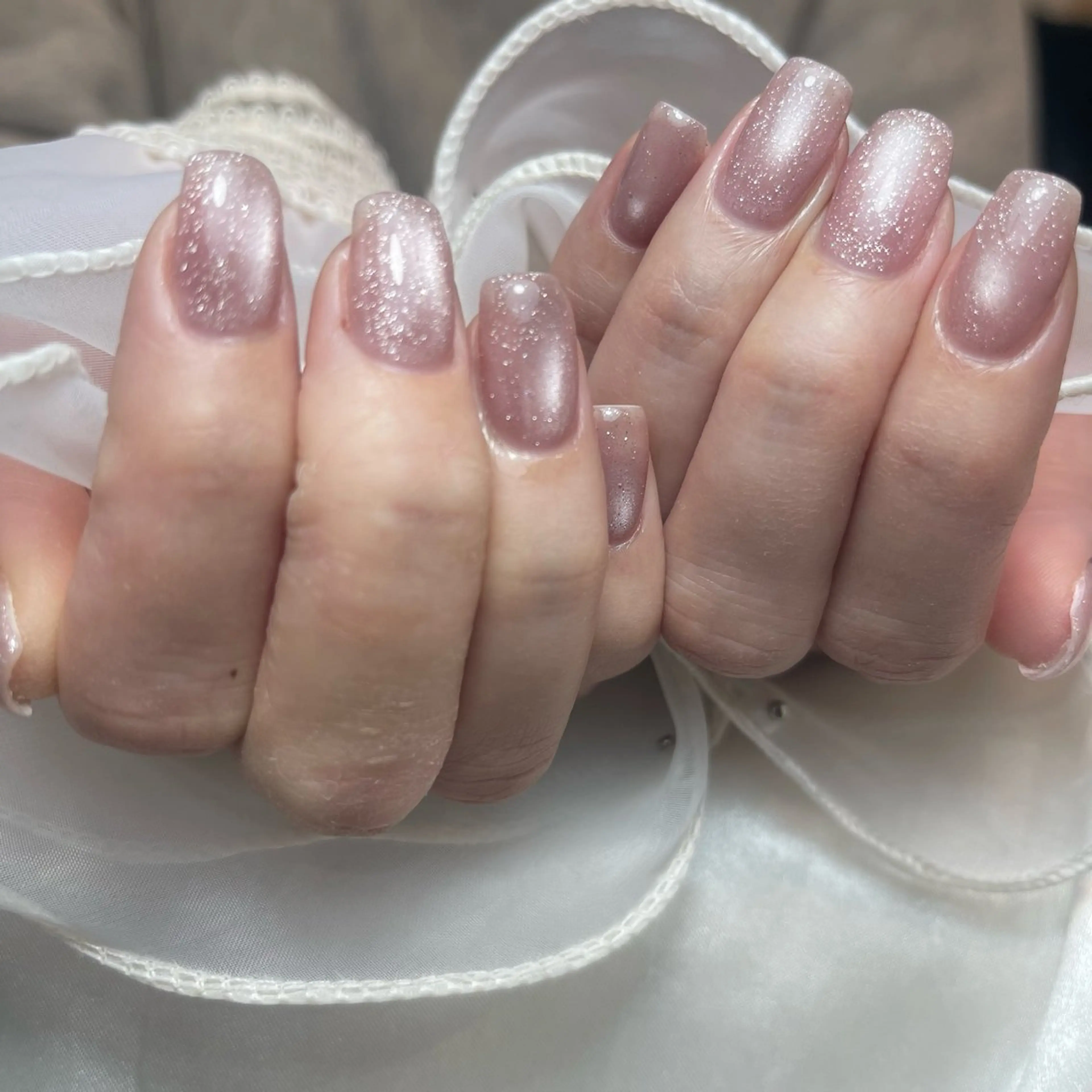 ネイル フラッシュネイル マグネットネイル ハンドネイル salon de Tiara 碧のネイルデザイン